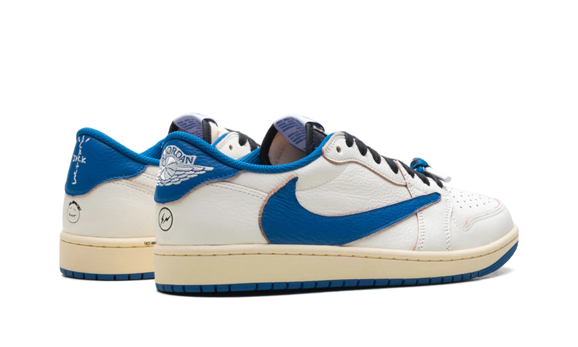 Stretch Entry Air Jordan 1 Low "Travis Scott - Fragment - Sail"