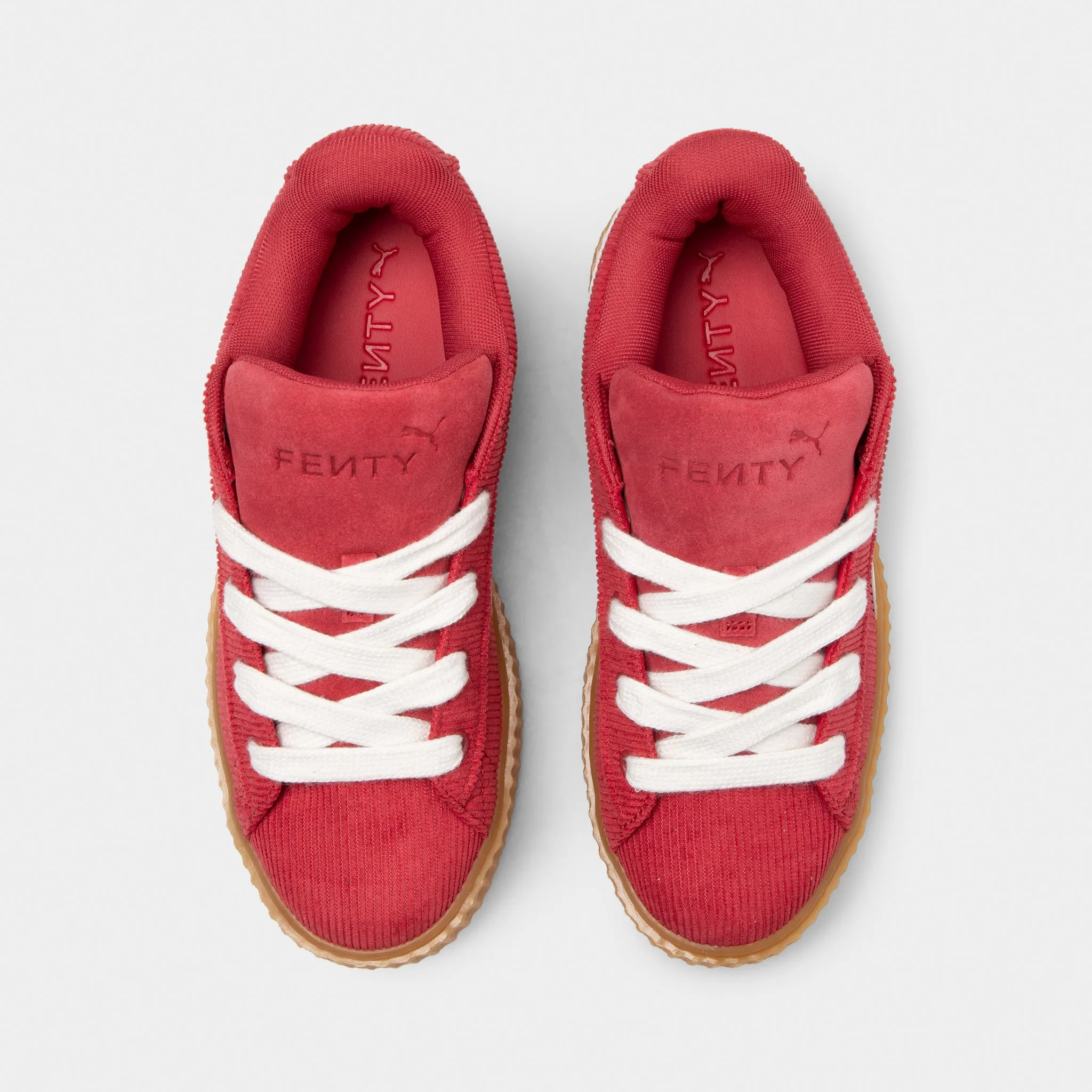 FENTY x PUMA Women's Creeper Phatty Corduroy Club Red / Warm EasyClean Light Layers