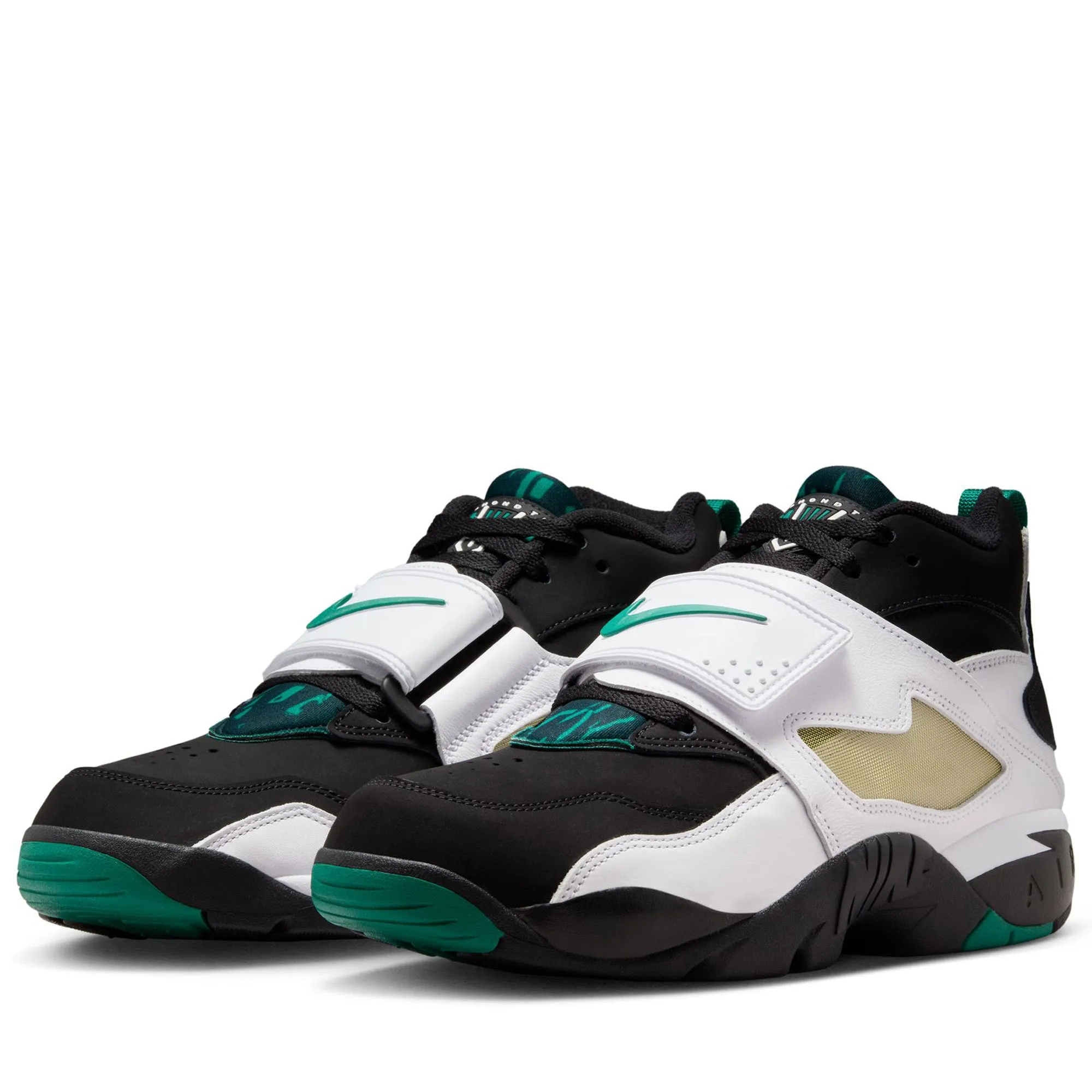 Flexible Wear All Day Support Nike Air Diamond Turf 93 - Black/Mystic Green