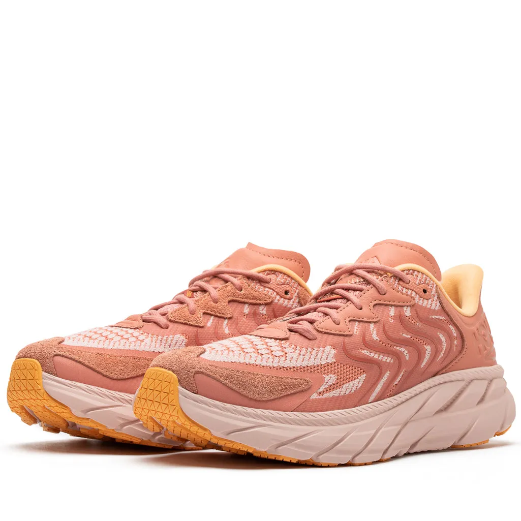 Hoka U Clifton LS - Earthenware/Peach Whip Quick Break EVA Composite