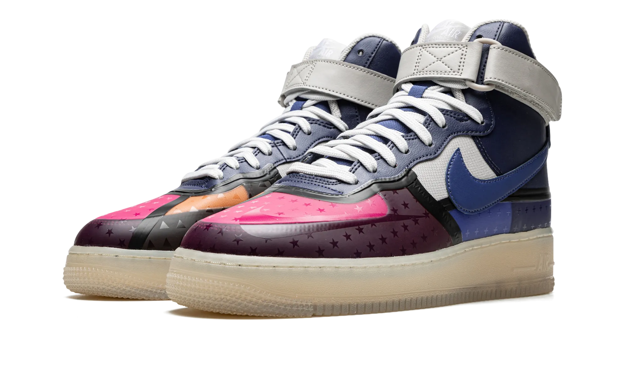 Adventure Style Stability Ride Air Force 1 High '07 Premium "Thunder Blue Pink Prime"
