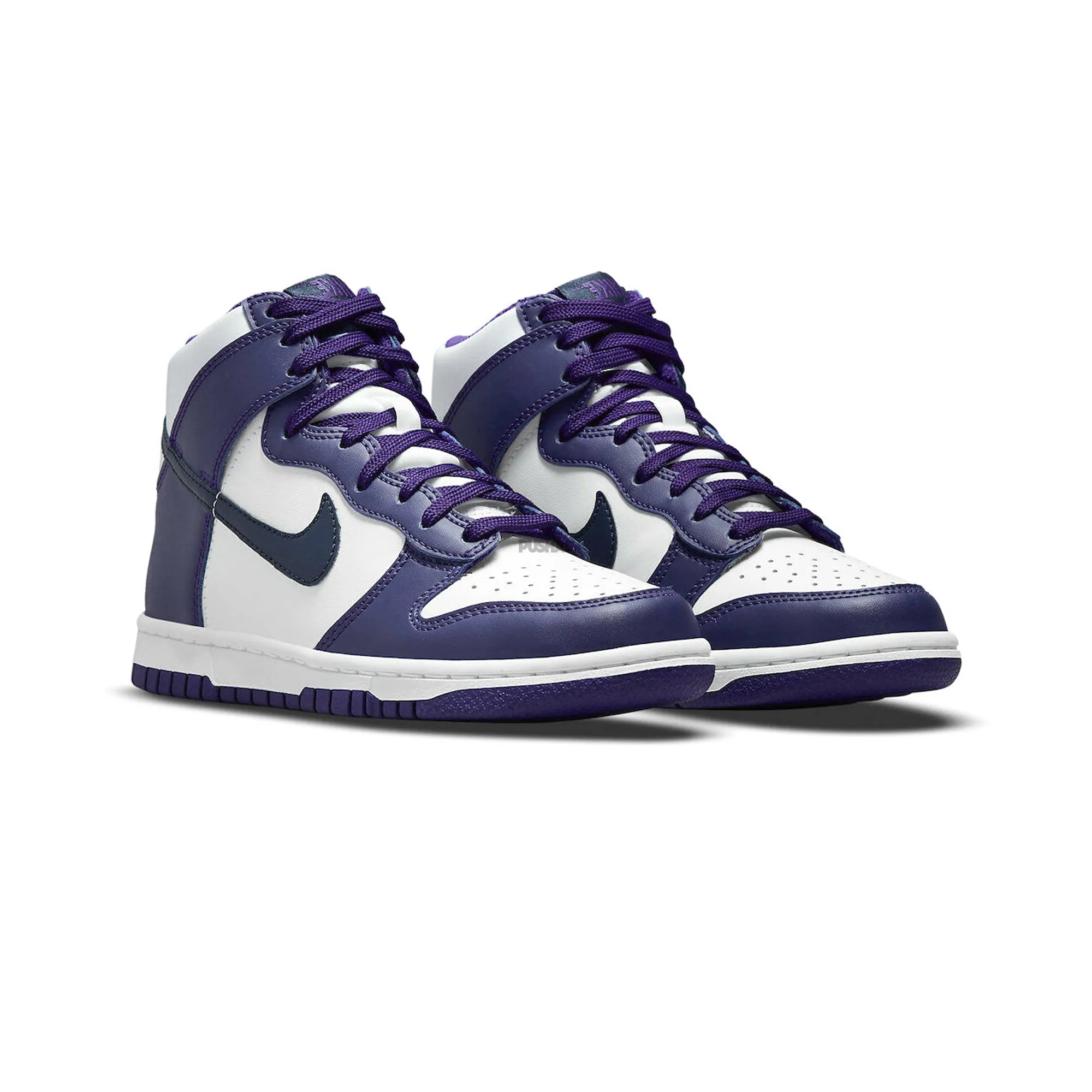 Hyperelastic Frame Nike Dunk High 'Electro Purple Midnight Navy' GS (2021)