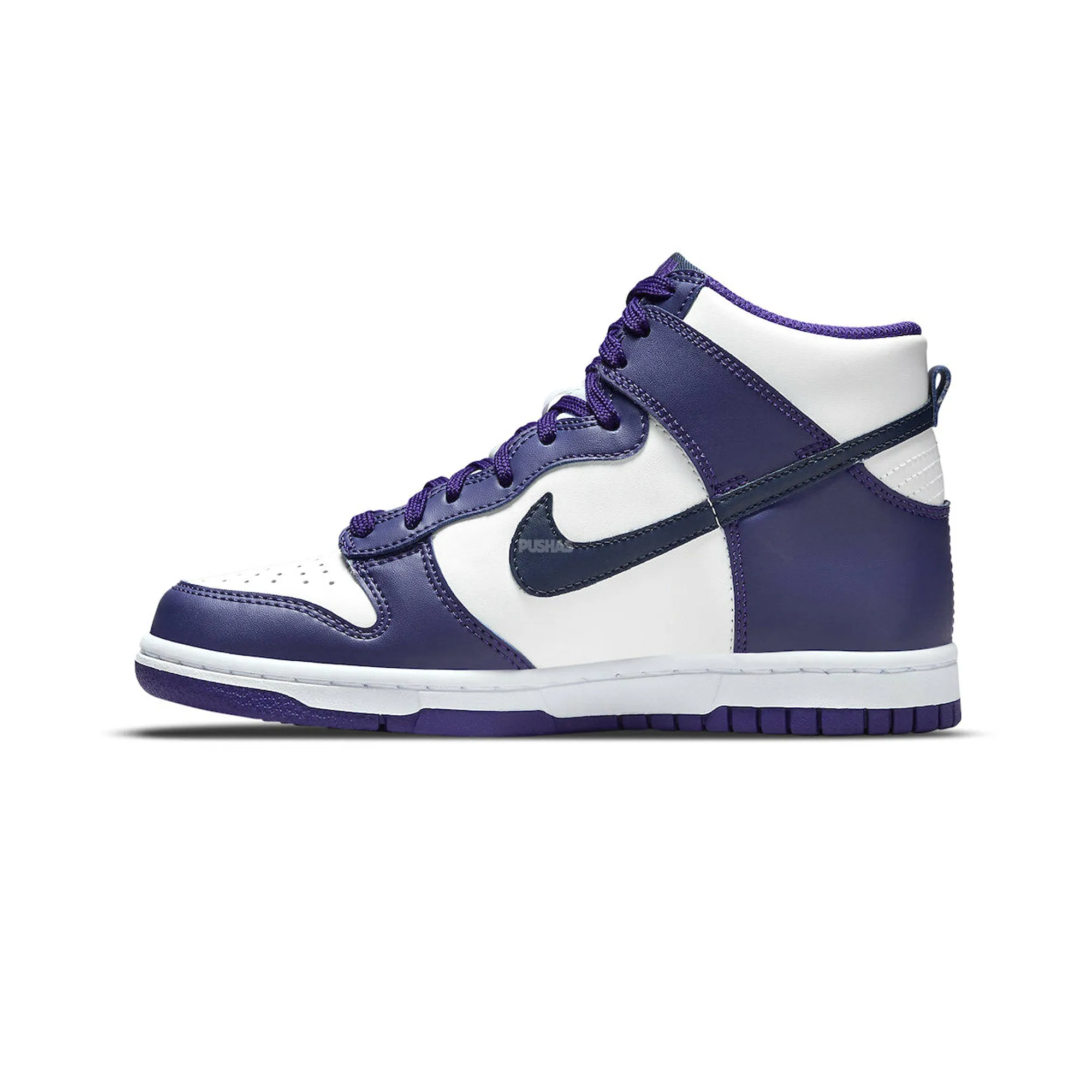 Well Cushioned Sport Fashion Nike Dunk High 'Electro Purple Midnight Navy' GS (2021)