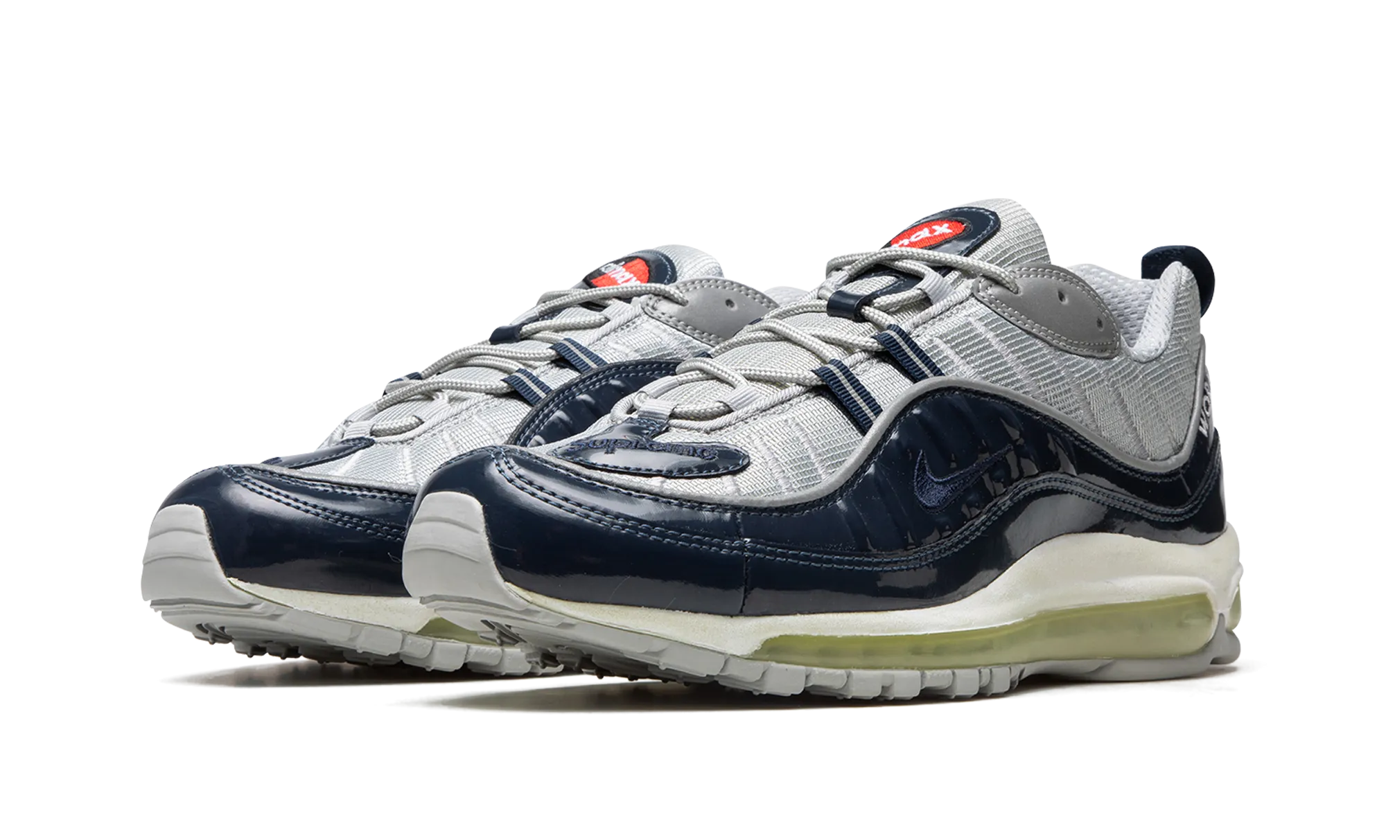 contoured insole shoes running on snow shoes Air Max 98 "Supreme - Navy"