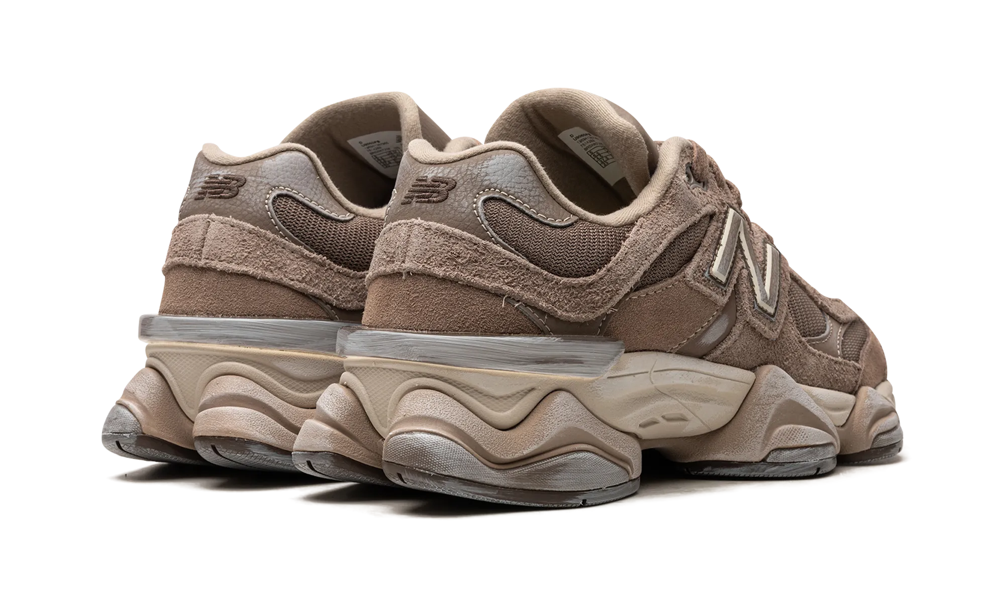 9060 "Mushroom Brown" 3D - mesh shoes running with a molded insole