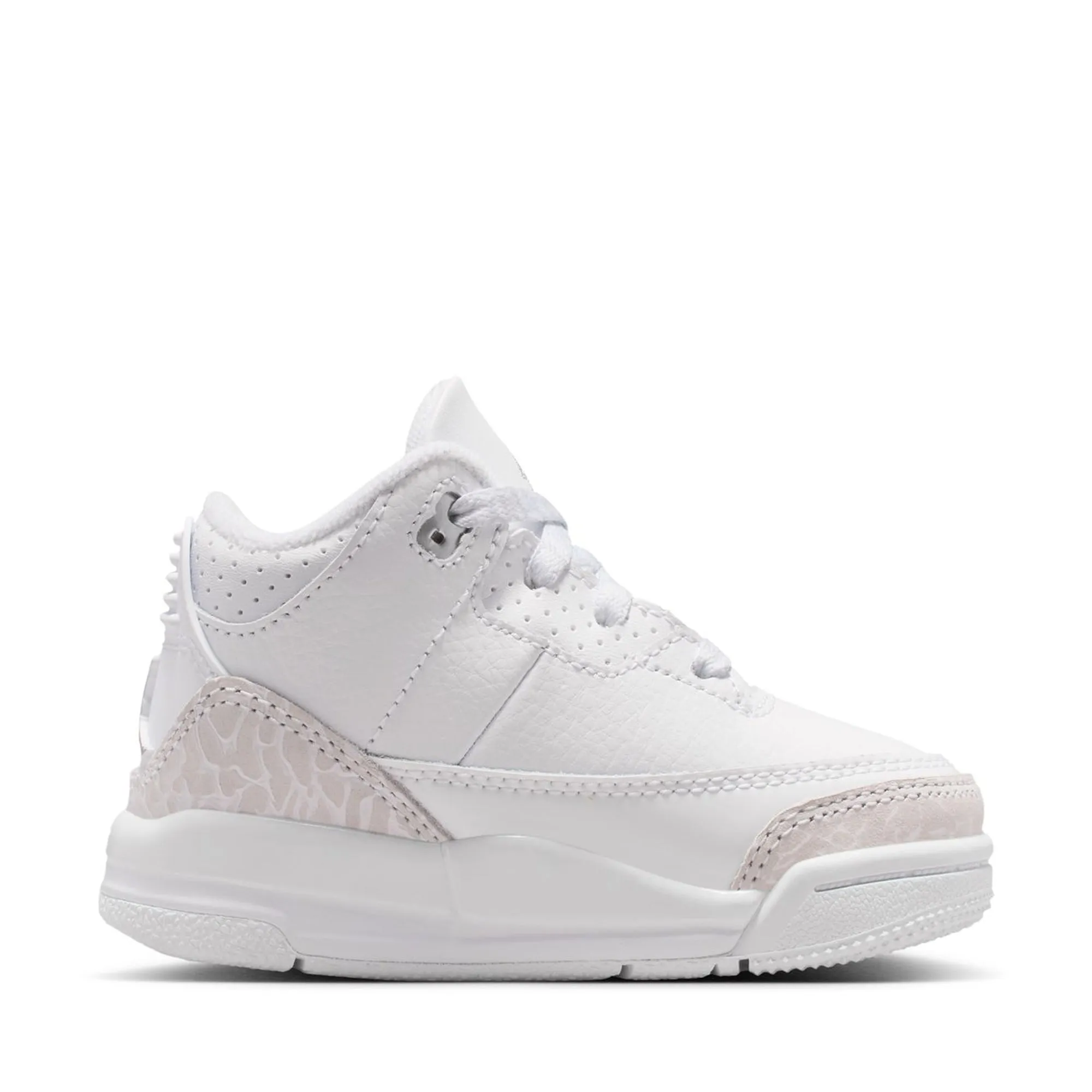 Durable durability Anti Slip Outsole Jordan 3 Retro 'Pure Money' (TD) - White/Metallic Silver