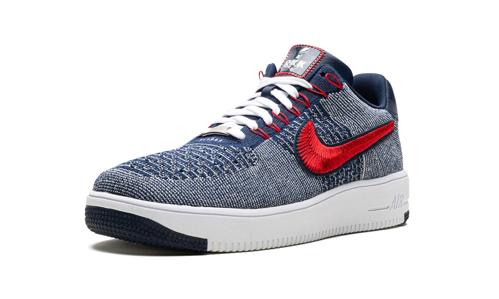 Weekend Energy Soft Wear Air Force 1 Ultra Flyknit Low "Patriots Robert Kraft Wolf Grey"