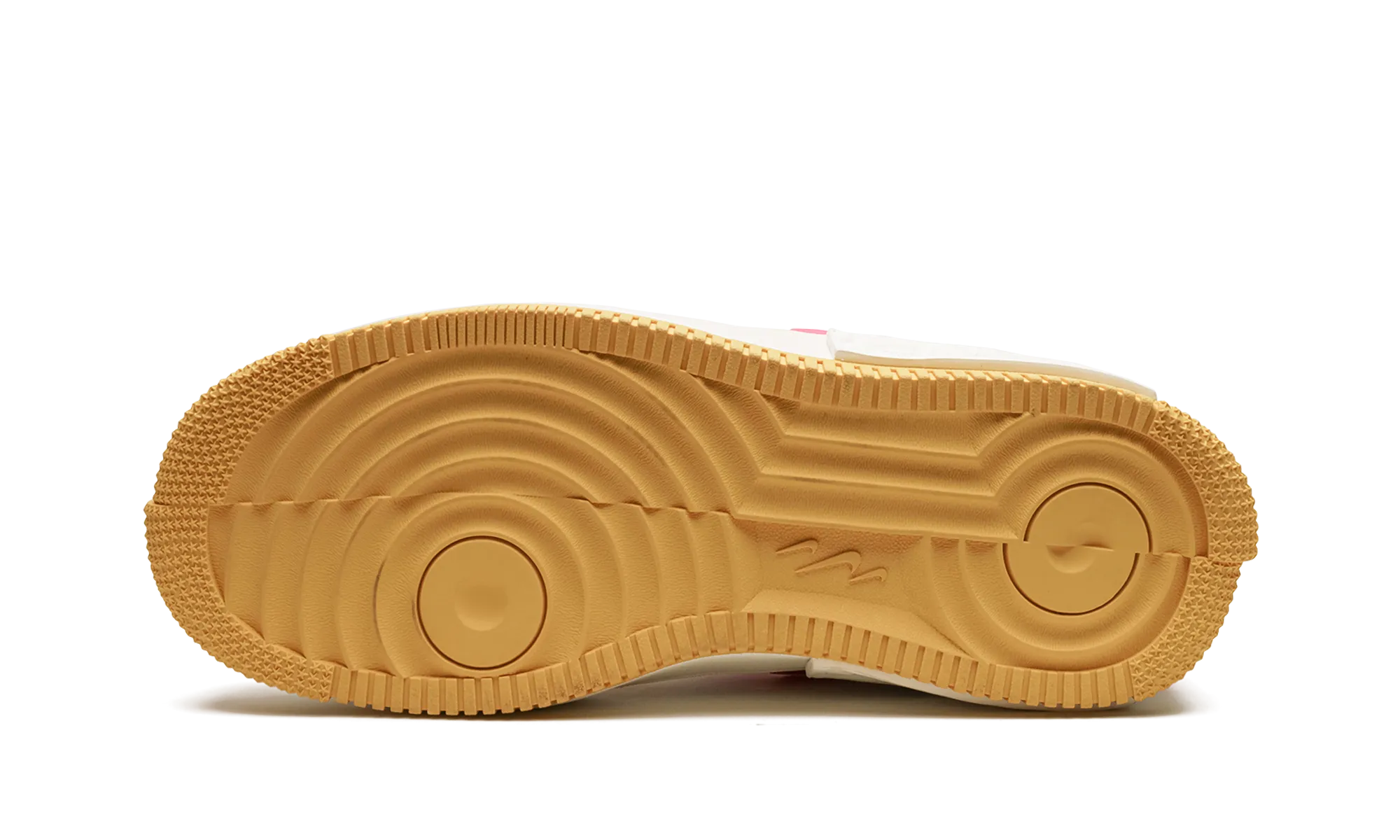 AIR FORCE 1 FONTANKA MNS WMNS "Summit White/Solar Flare/Medium Soft Pink/Hyper Pink" Comfort Cushioning
