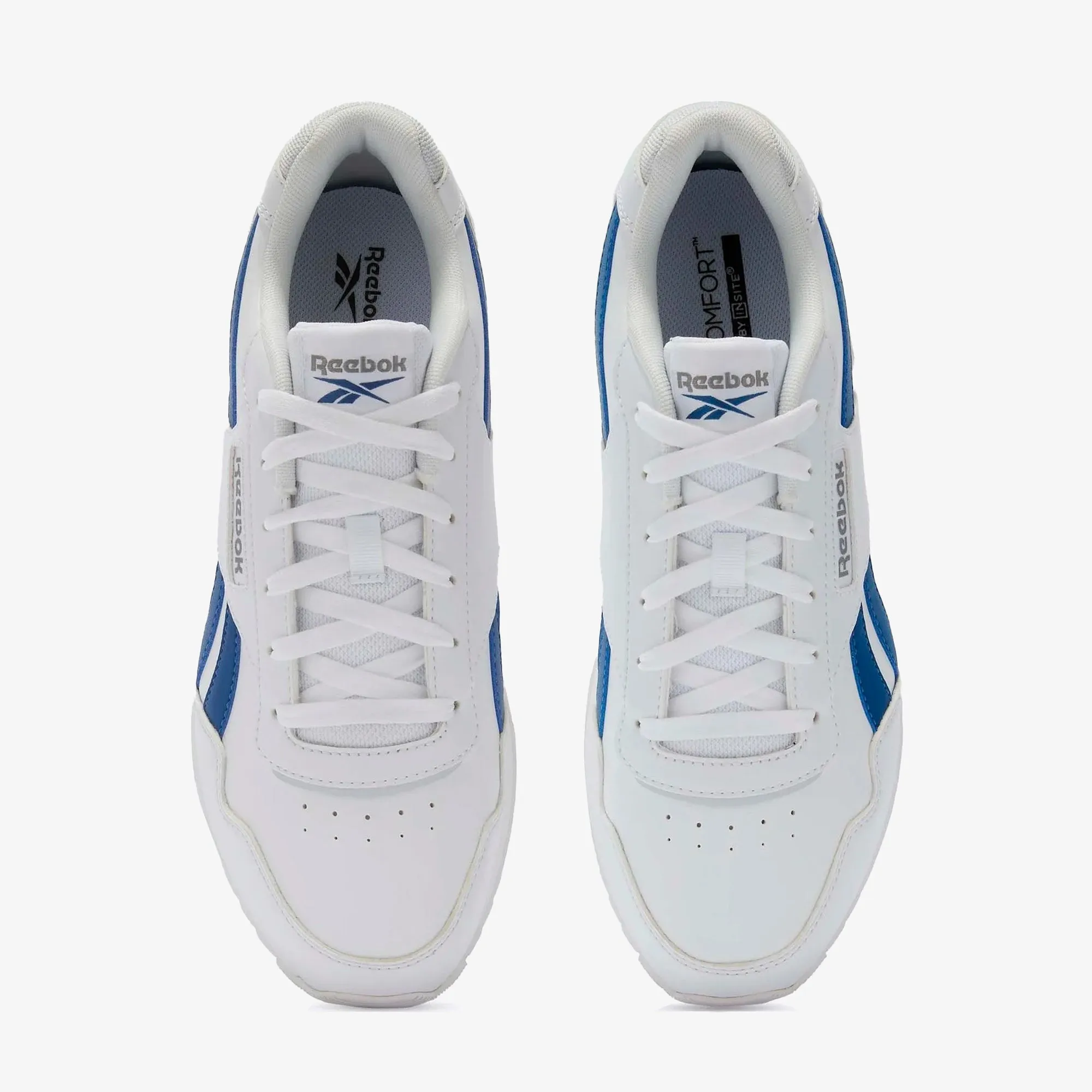 Ventilated Mesh Travel Enthusiasts Reebok | GLIDE RIPPLE CLIP { WHITE/BLUE
