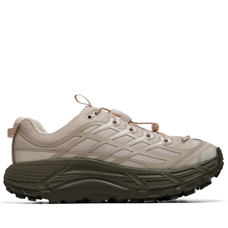 Hoka Mafate Three2 - Oat Milk/Eucalyptus Ultra Cushioned Sole
