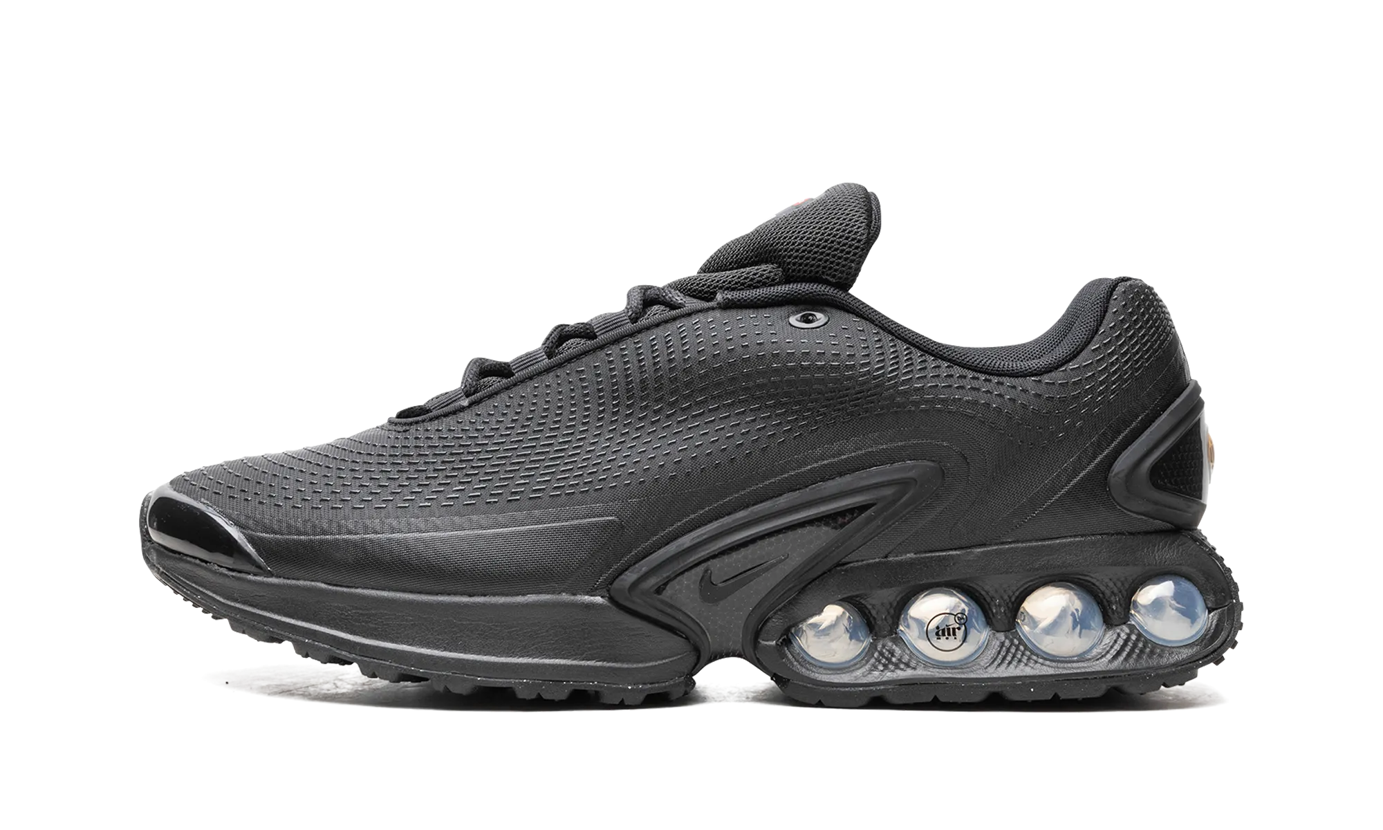 knitted upper running shoes Reflective details Air Max Dn "Triple Black"