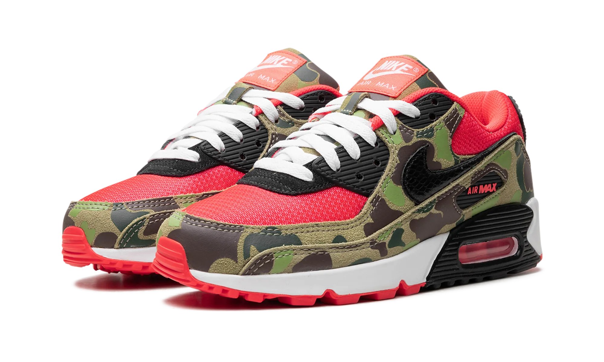 spring - appropriate festival - themed running wear Air Max 90 Retro "Reverse Duck Camo"