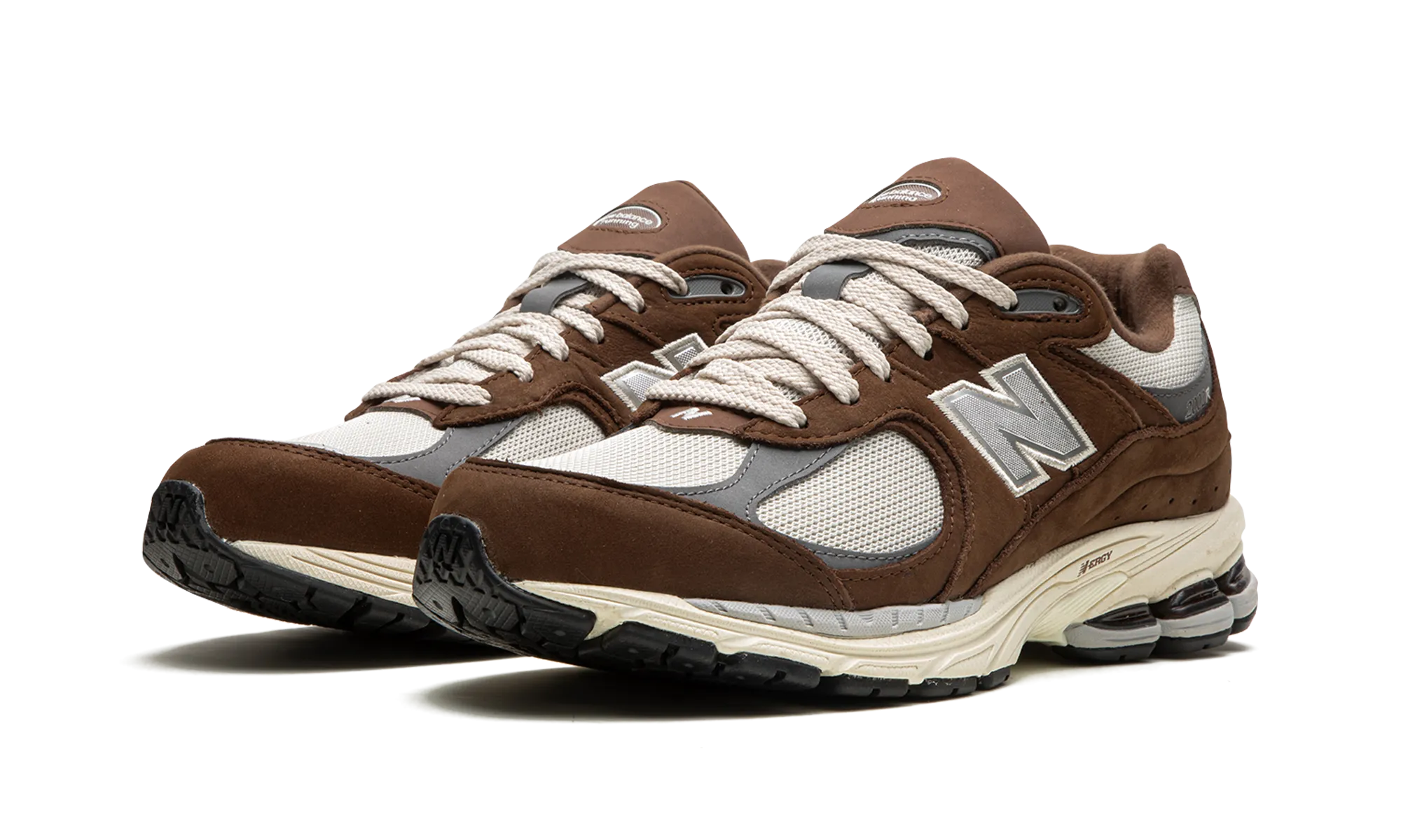 2002R "Brown / Beige" logo - buttoned shoes moisture - wicking advantage