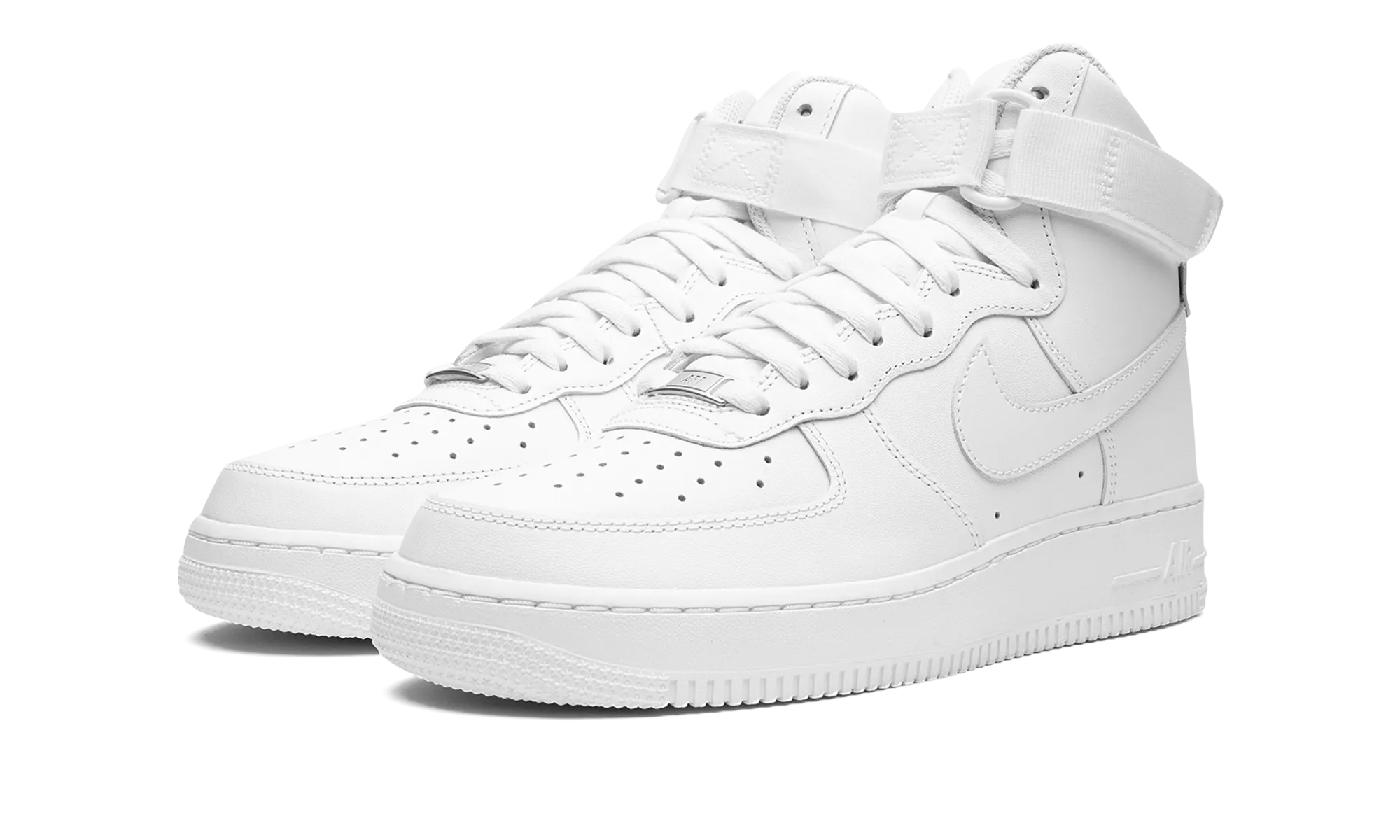 Breathable Linings Luxury Step AIR FORCE 1 HIGH MNS WMNS "Triple White"