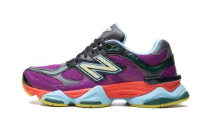 9060 "PURPLE FUCHSIA" low - top running shoes Style Statement