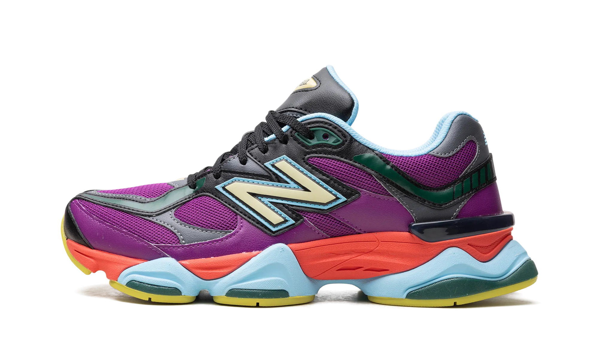 9060 "PURPLE FUCHSIA" low - top running shoes Style Statement
