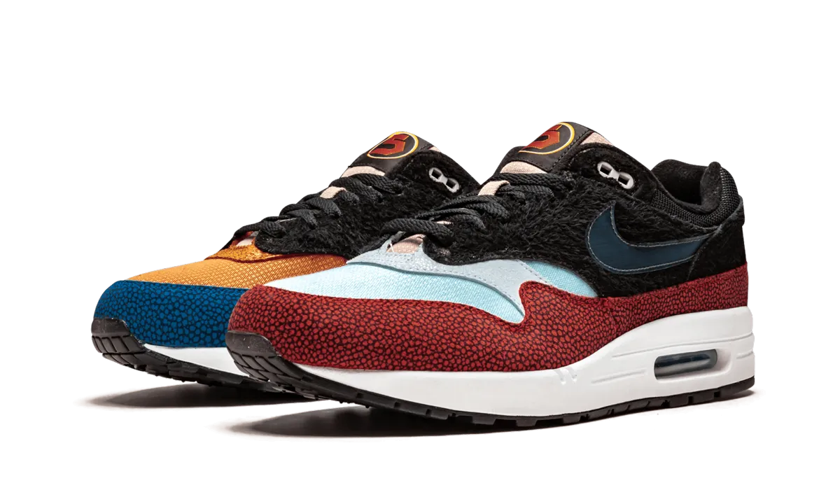 Air Max 1 PRM "Swipa/De'Aaron Fox" Slip Resistant Sole leather upper durability