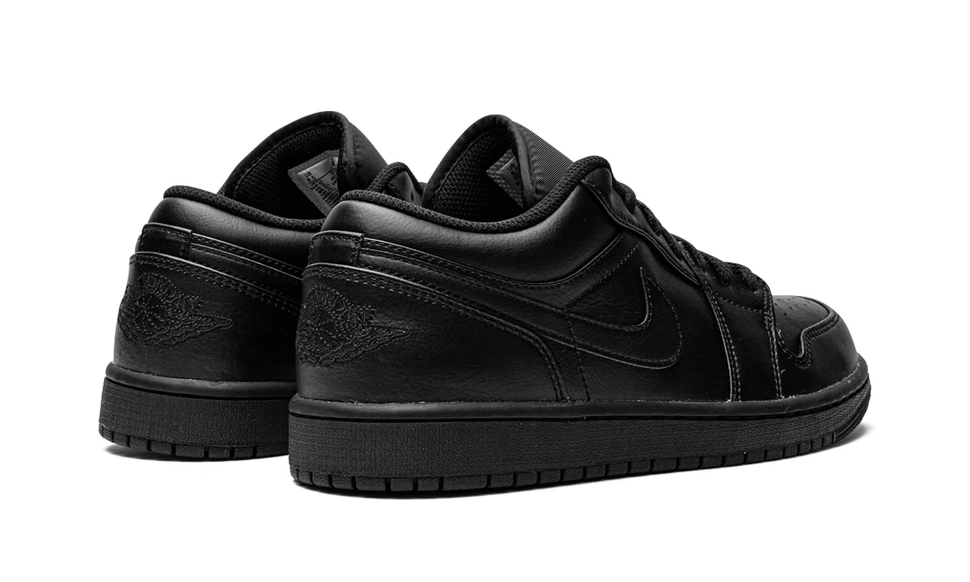 Air Jordan 1 Low "Triple Black" Adjustable Lace Lock