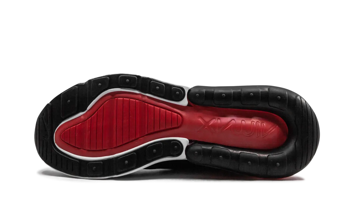Air Max 270 "black red" customizable shoe modification