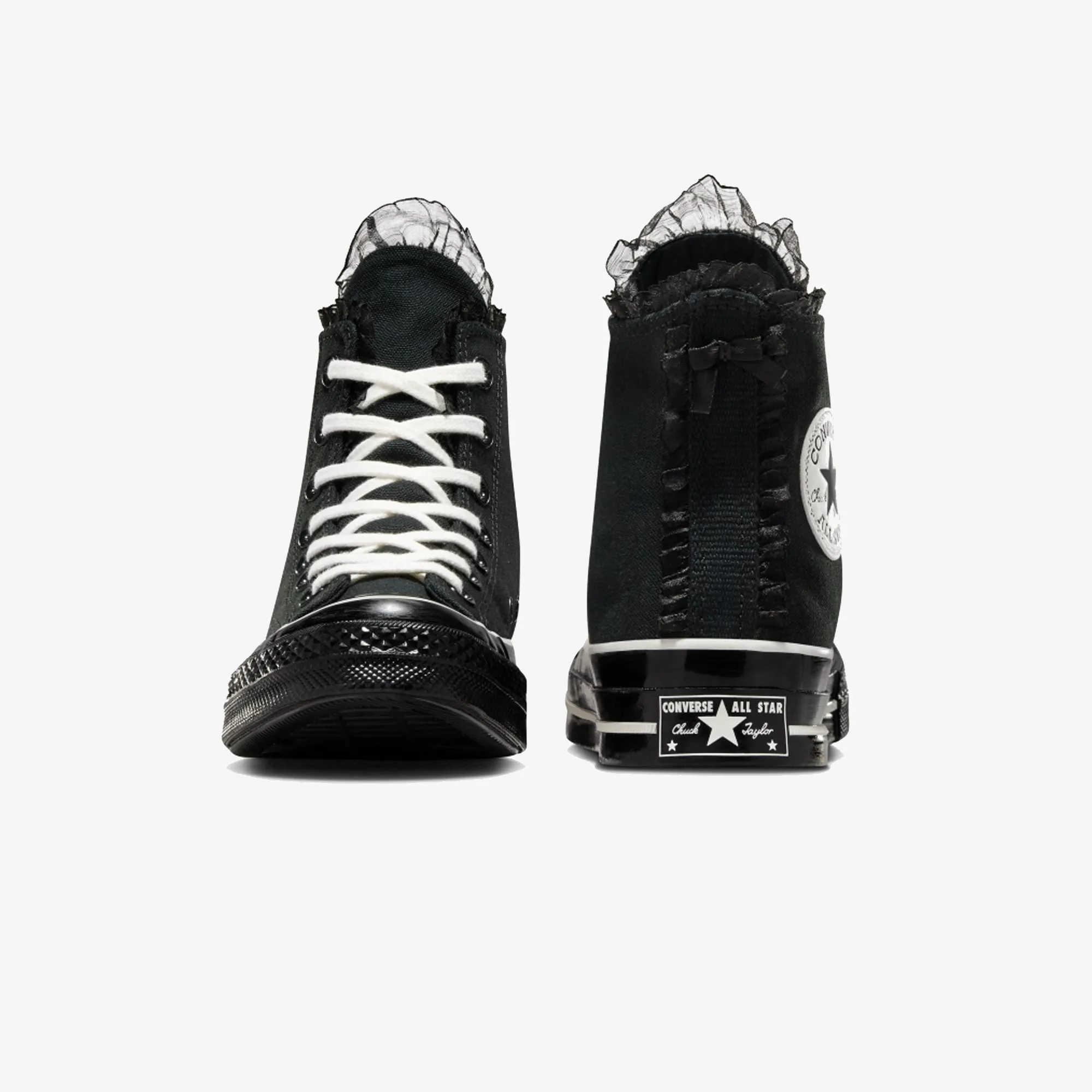 Converse | CHUCK 70 HIGH RUFFLES & BOWS { BLACK indoor activities