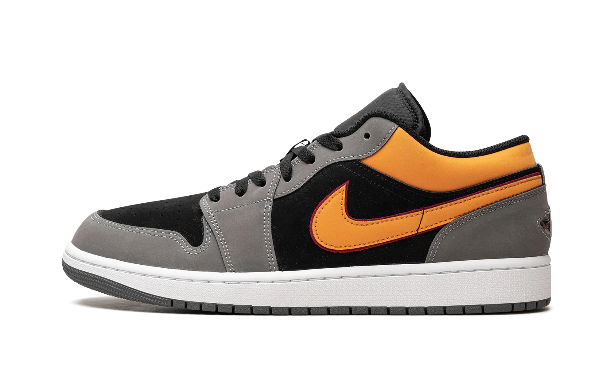 Lace Secure Air Jordan 1 Low "Vivid Orange"