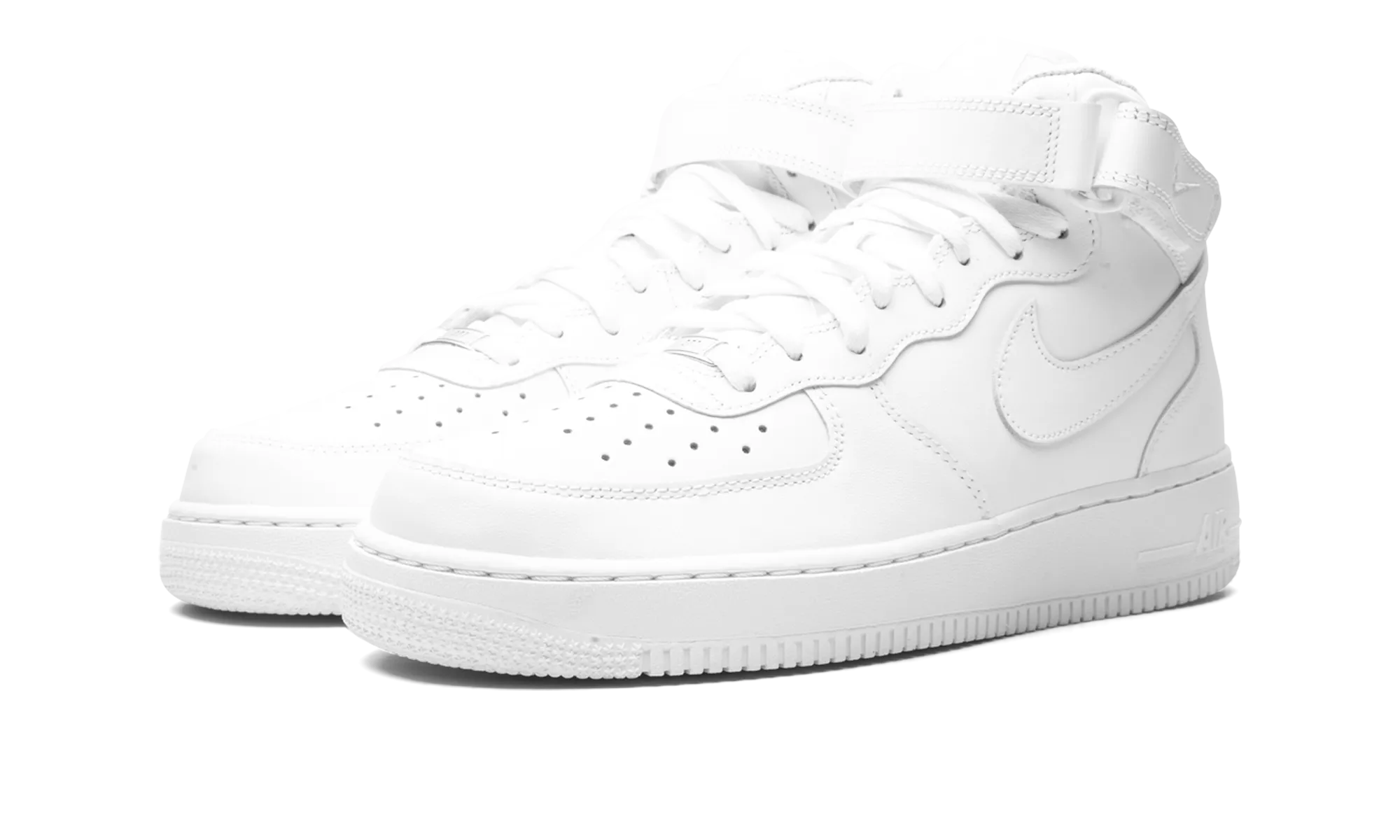 Air Force 1 Mid '07 "Triple White" Street Performance
