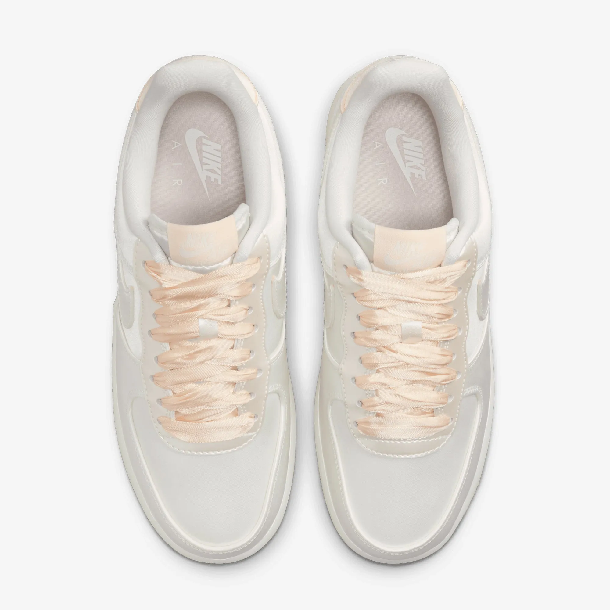 NIKE | AIR FORCE 1 '07 LV8 { SAIL/SAIL-BARELY ORANGE Ankle Support Structure Padded Design