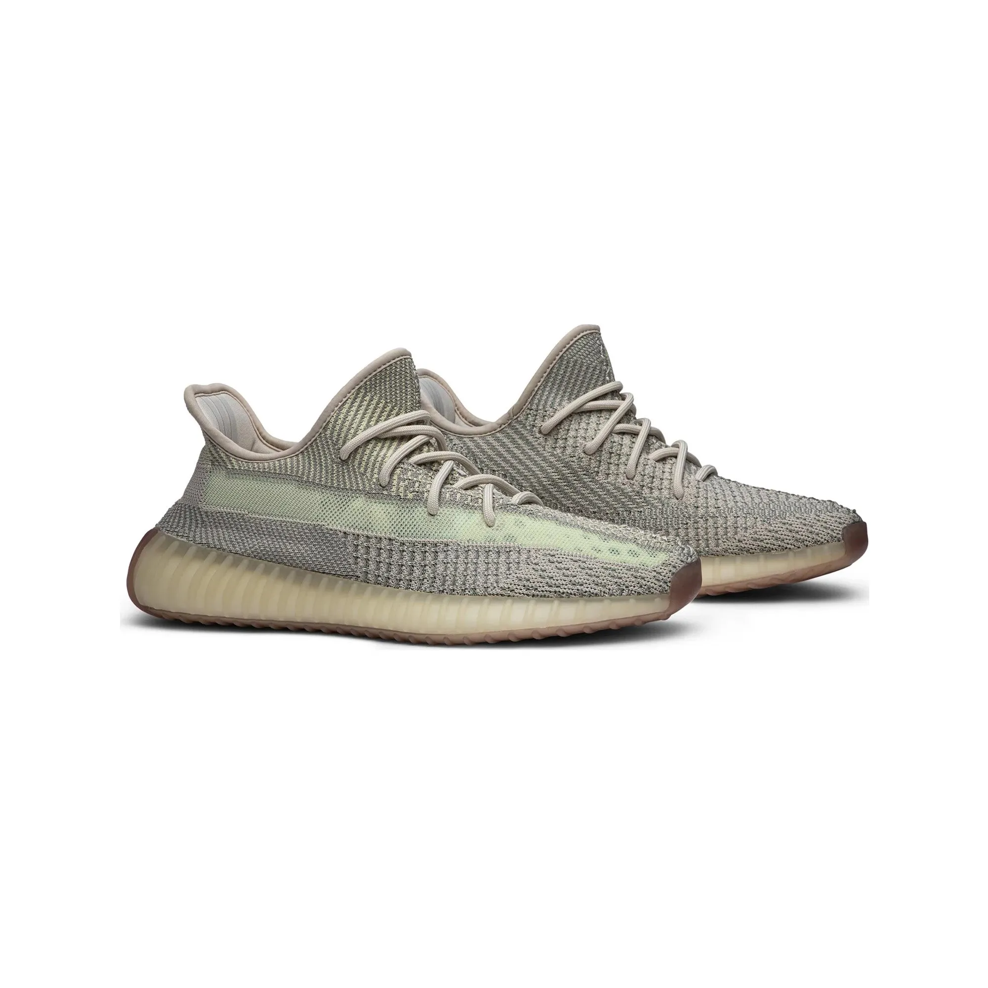 Yeezy Boost 350 V2 'Citrin Non-Reflective' (New) lightweight foam shoe material biomechanical running shoes