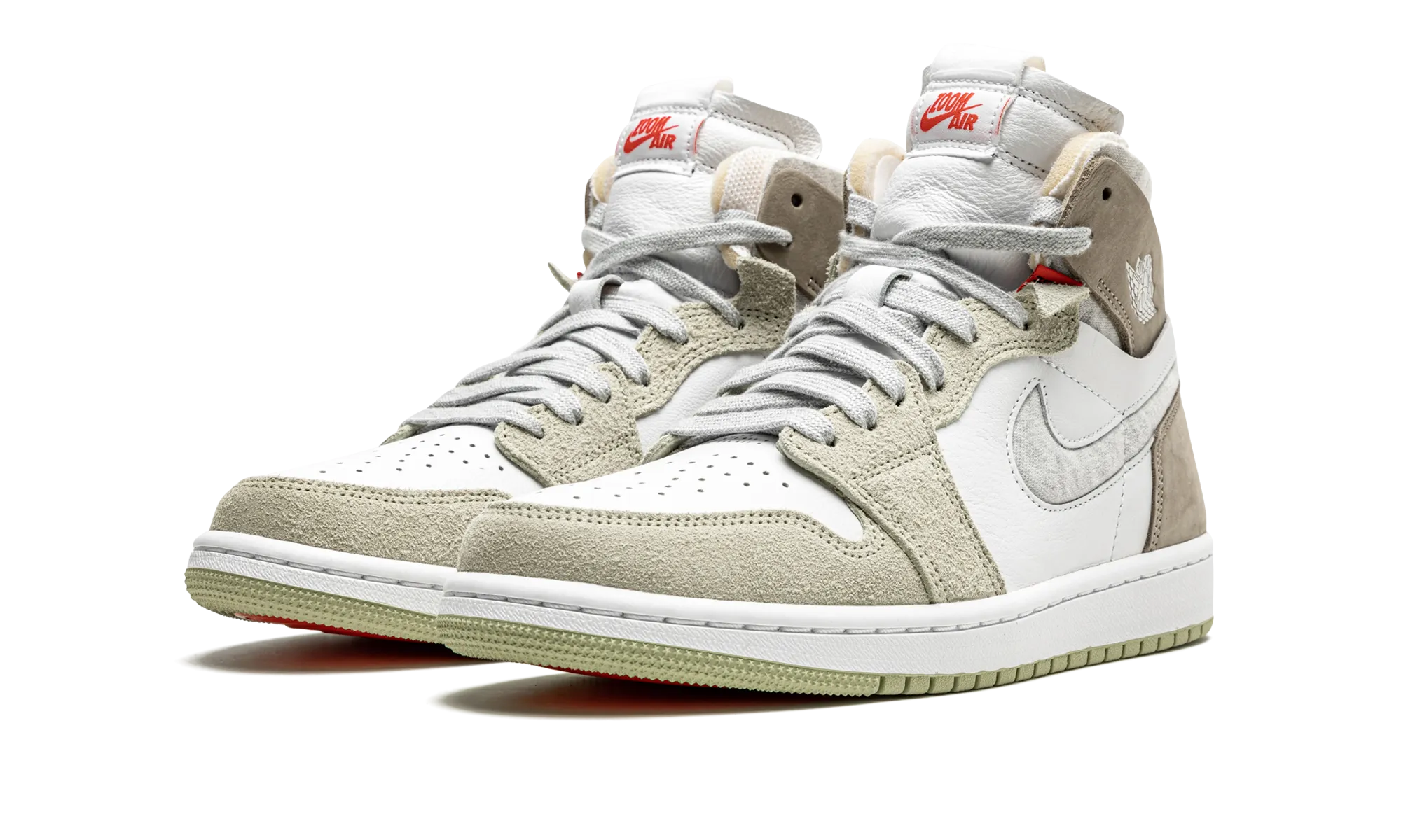 AIR JORDAN 1 ZOOM CMFT WMNS "Olive Aura" Functional Day Orthotic Compatible Footbed