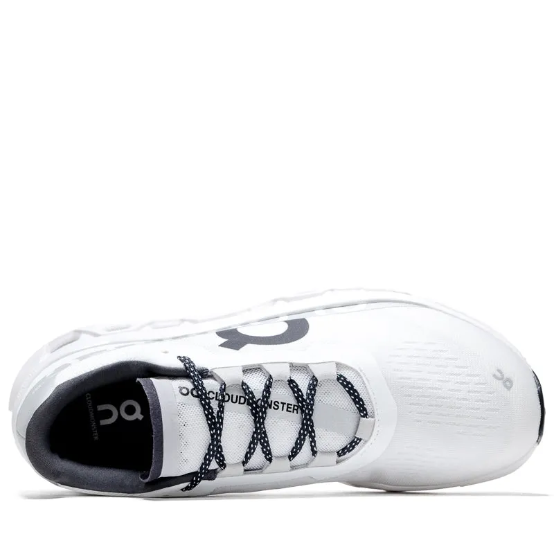 On Cloudmonster - All White Feet Support Canyon Hike