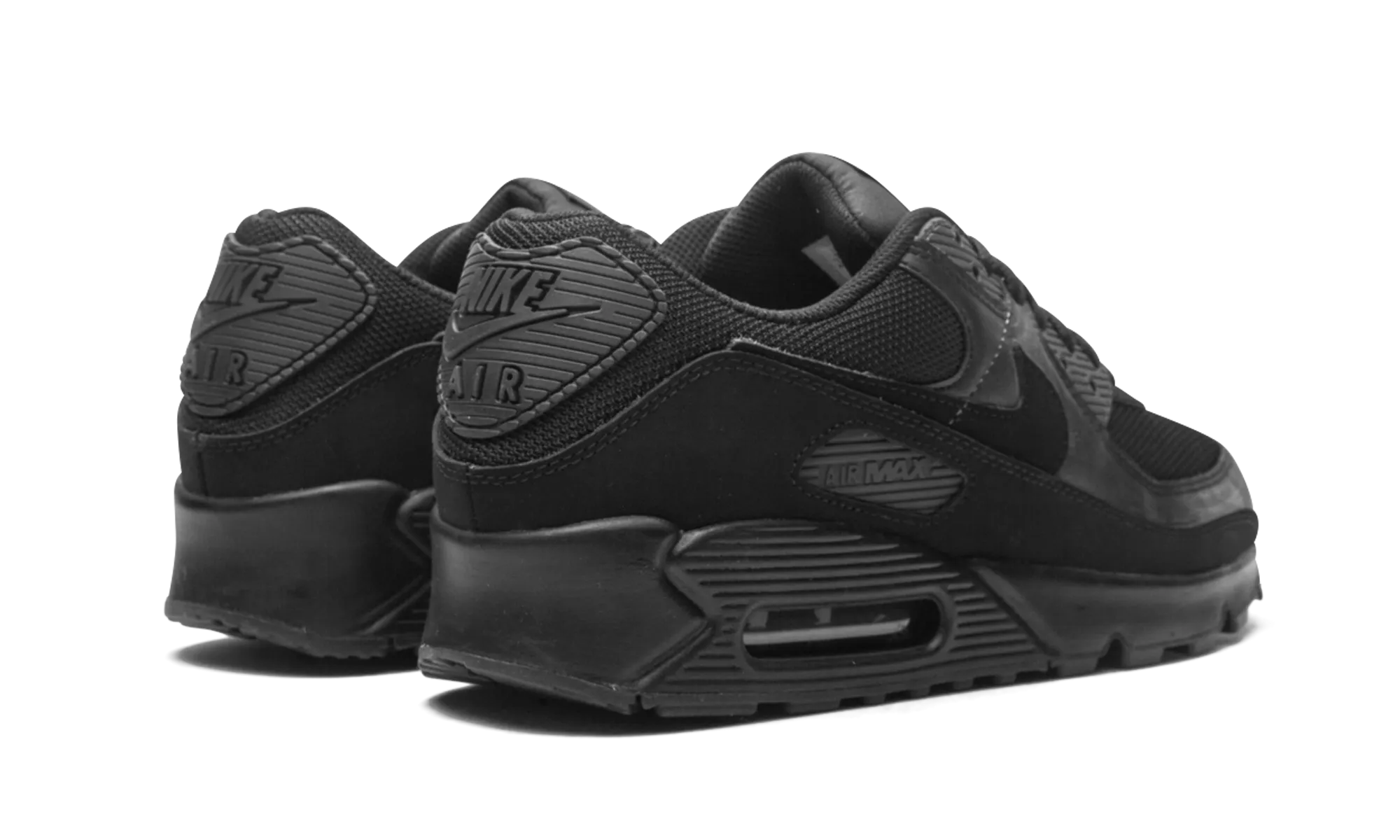 Air Max 90 Recraft "Triple Black" brand - name shoes Stable Heel