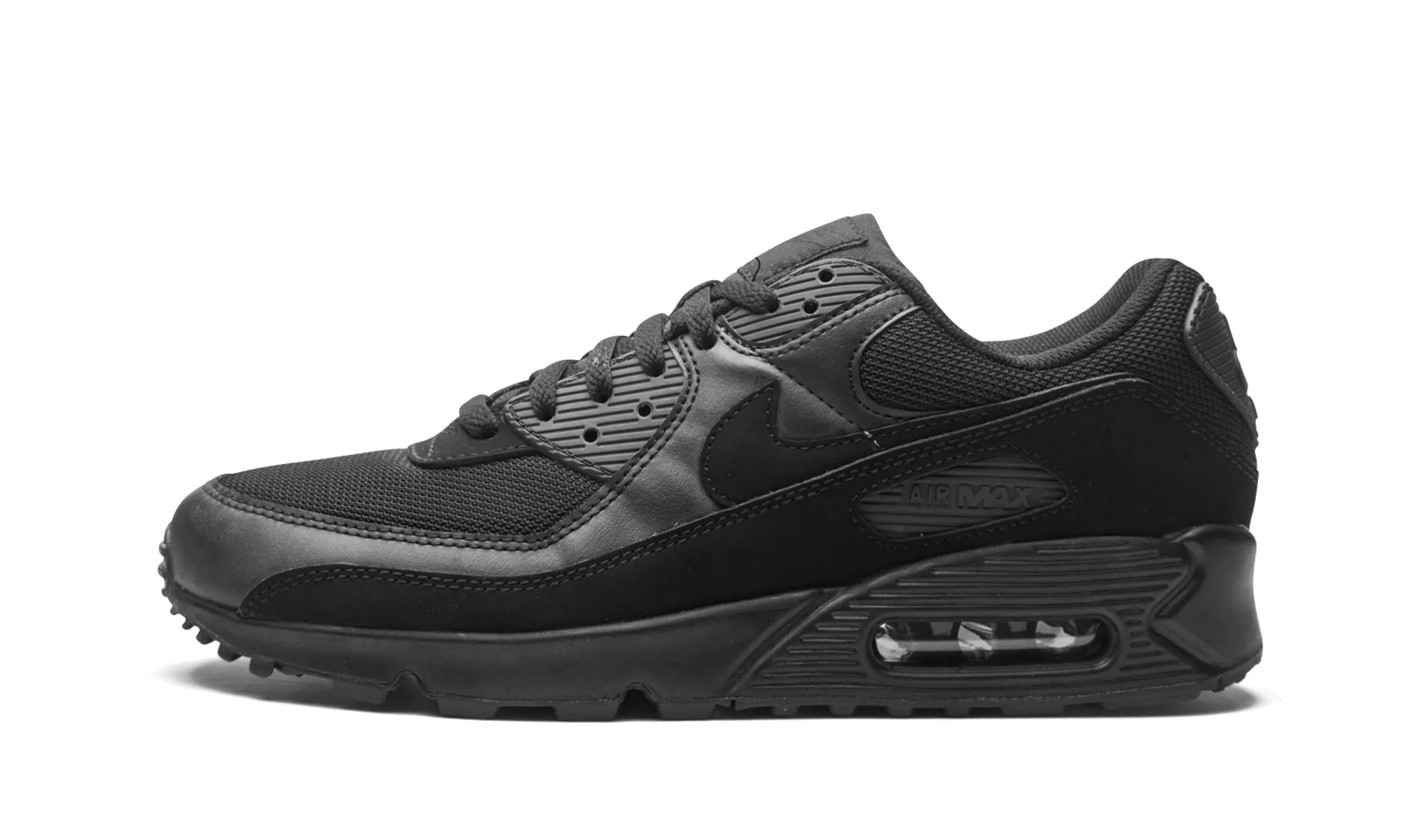 Air Max 90 Recraft "Triple Black" daytime - running appeal half - marathon