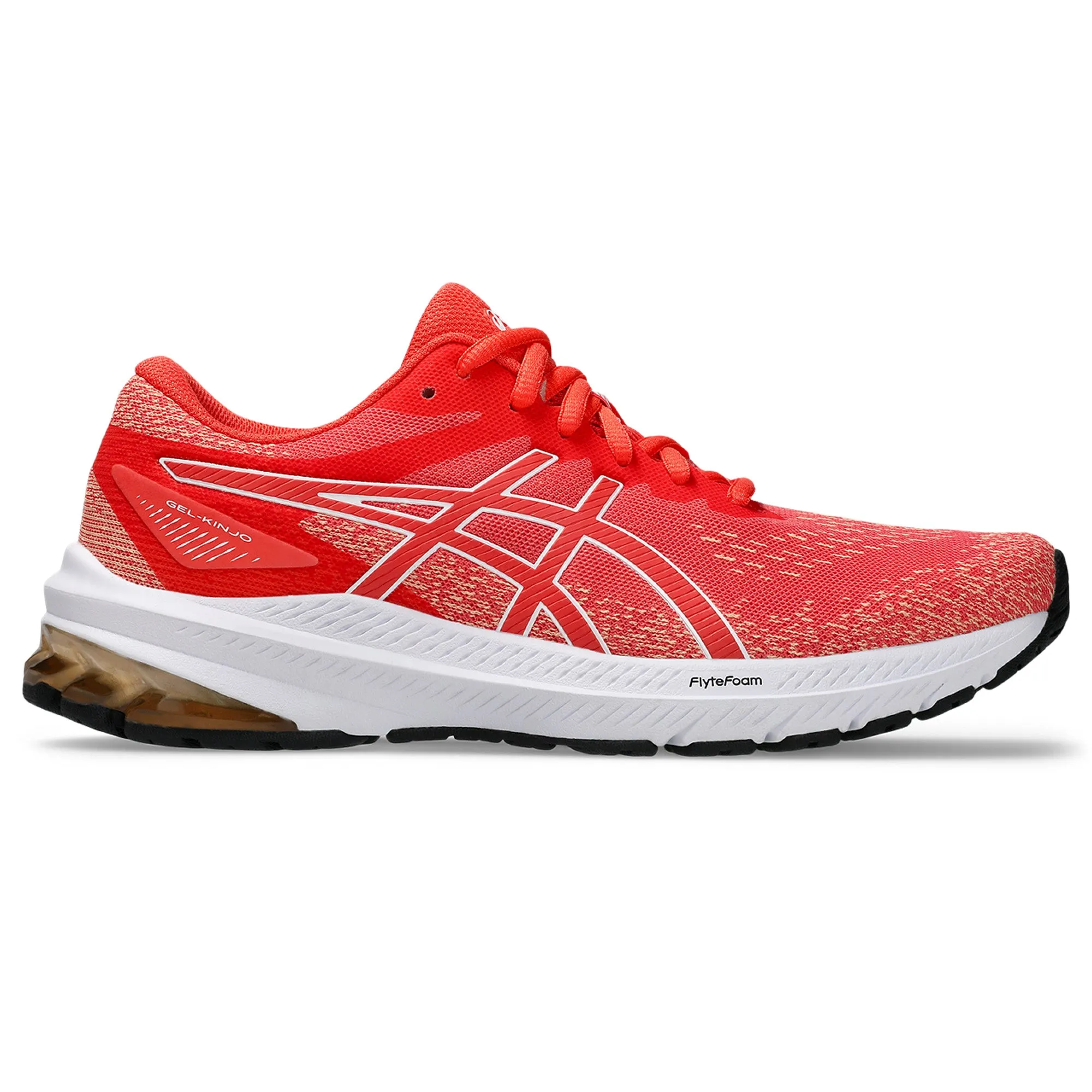 elevated - heel - feature shoes cushioned midsole running shoes Gel-Kinjo Women's Running Shoes (Width B)