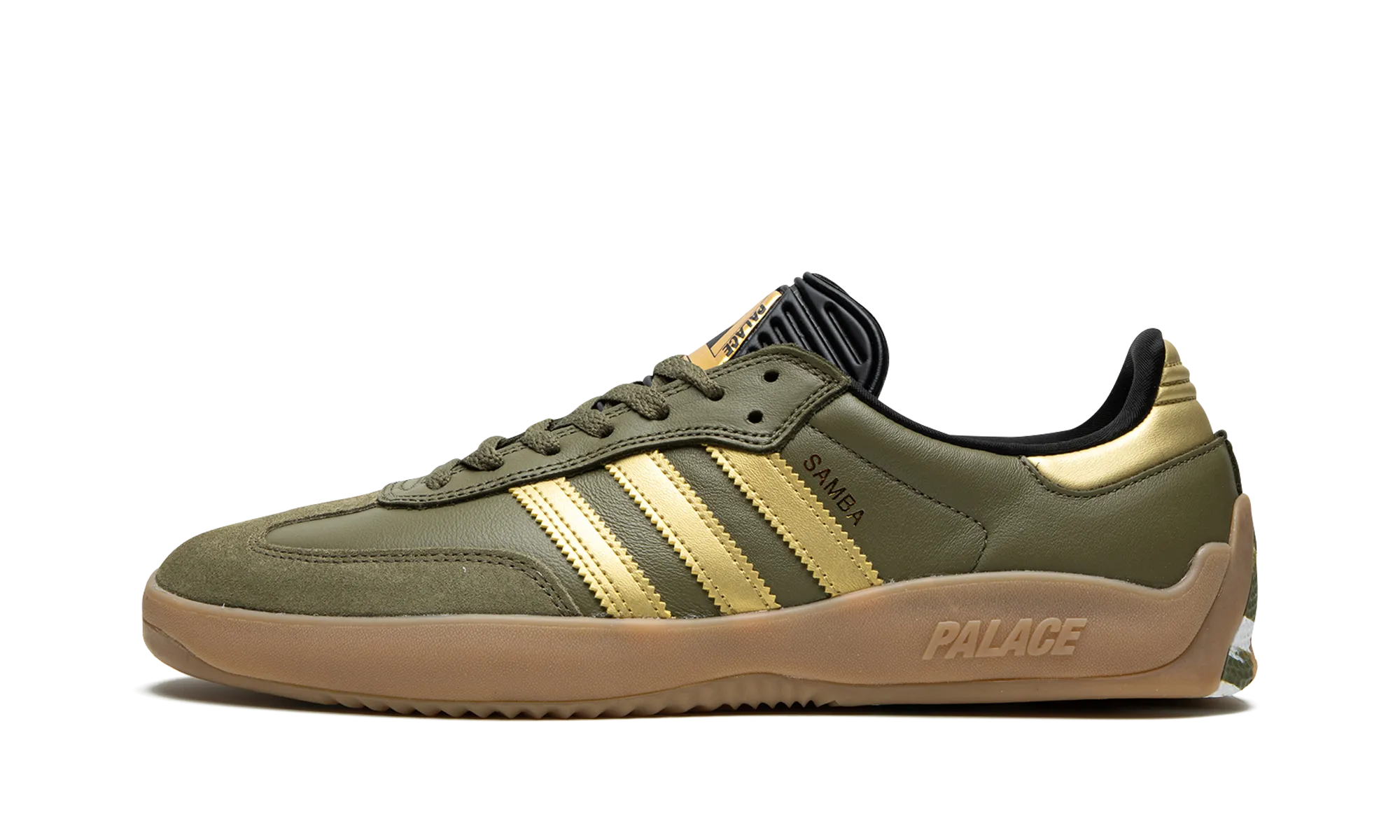 Puig Samba "Palace - Olive Gold" Slip   Resistant Sole Light Hike
