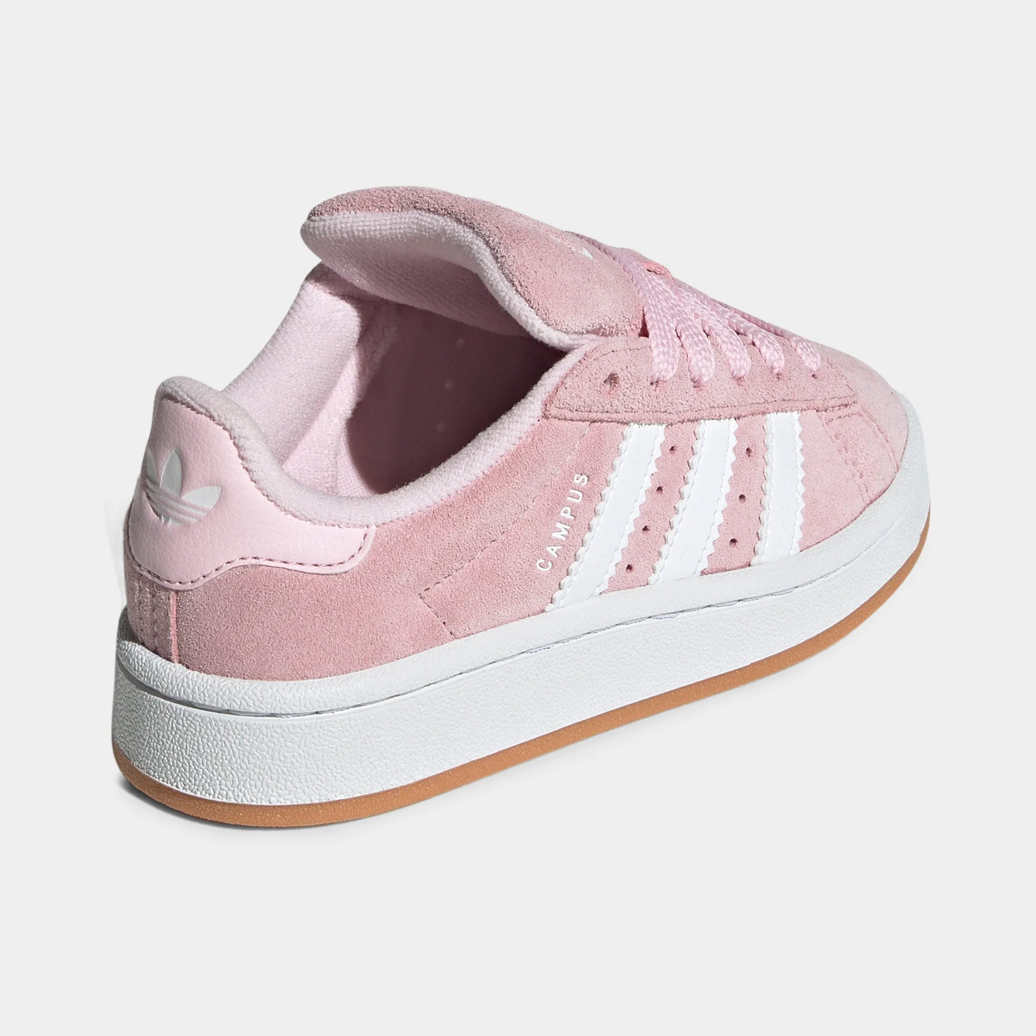 adidas Children's Campus 00s Cloud Pink / White - Gum ventilation channels Training Essentials