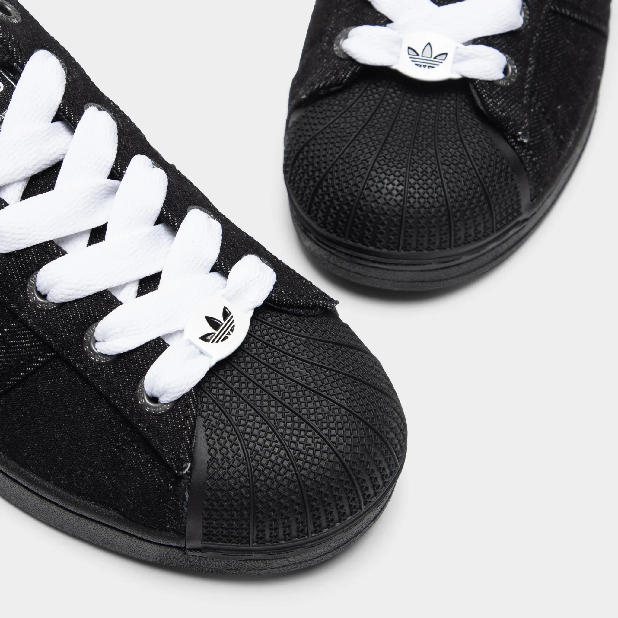 Elastic Fit adidas Superstar II Black / Black - White