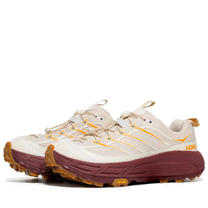 Comfort sole Air Circulation Hoka Mafate Three2 - Vanilla/Varsity Burgundy
