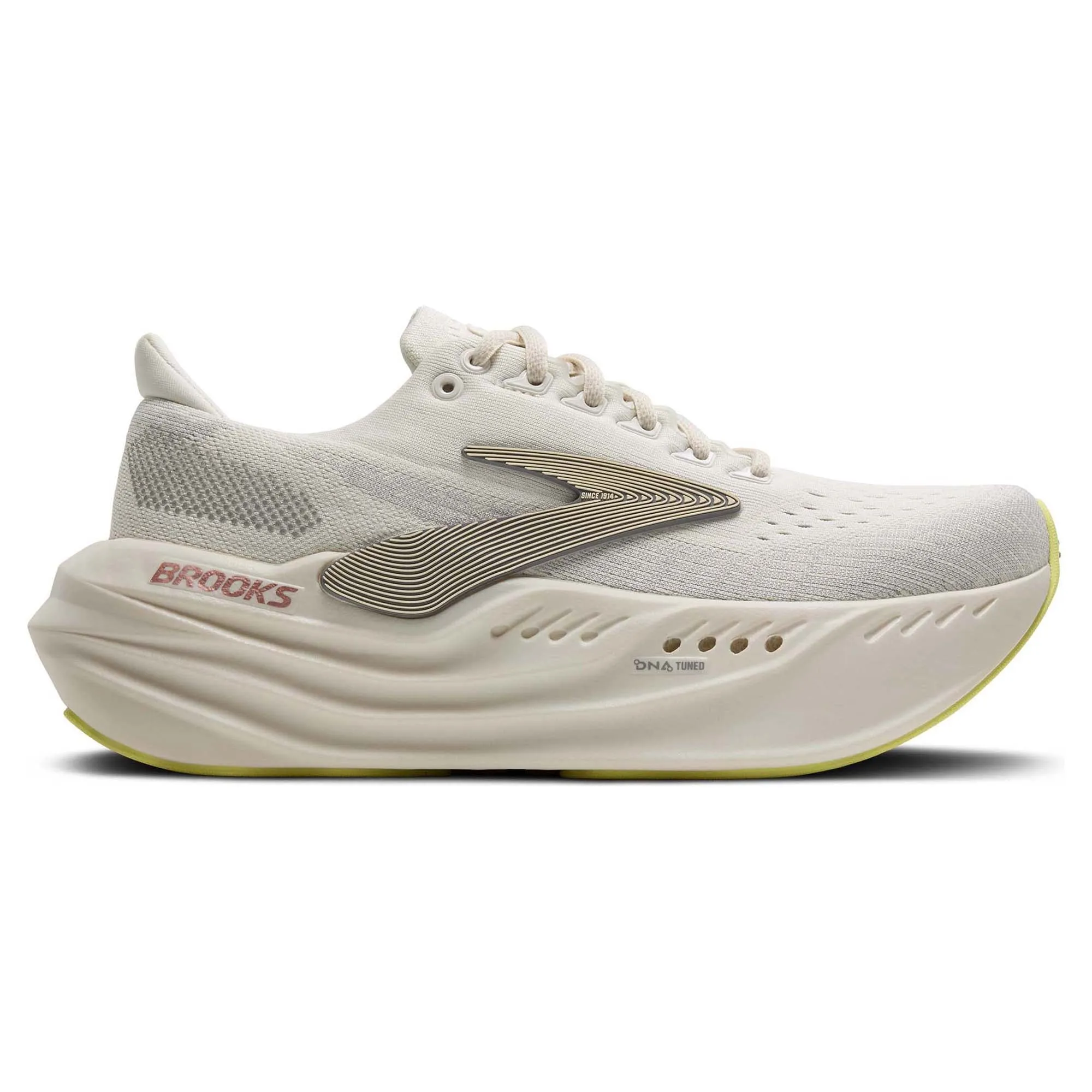 Glycerin Max Women's Running Shoes (Width B) running in a tundra area soft - midsole - feature shoes