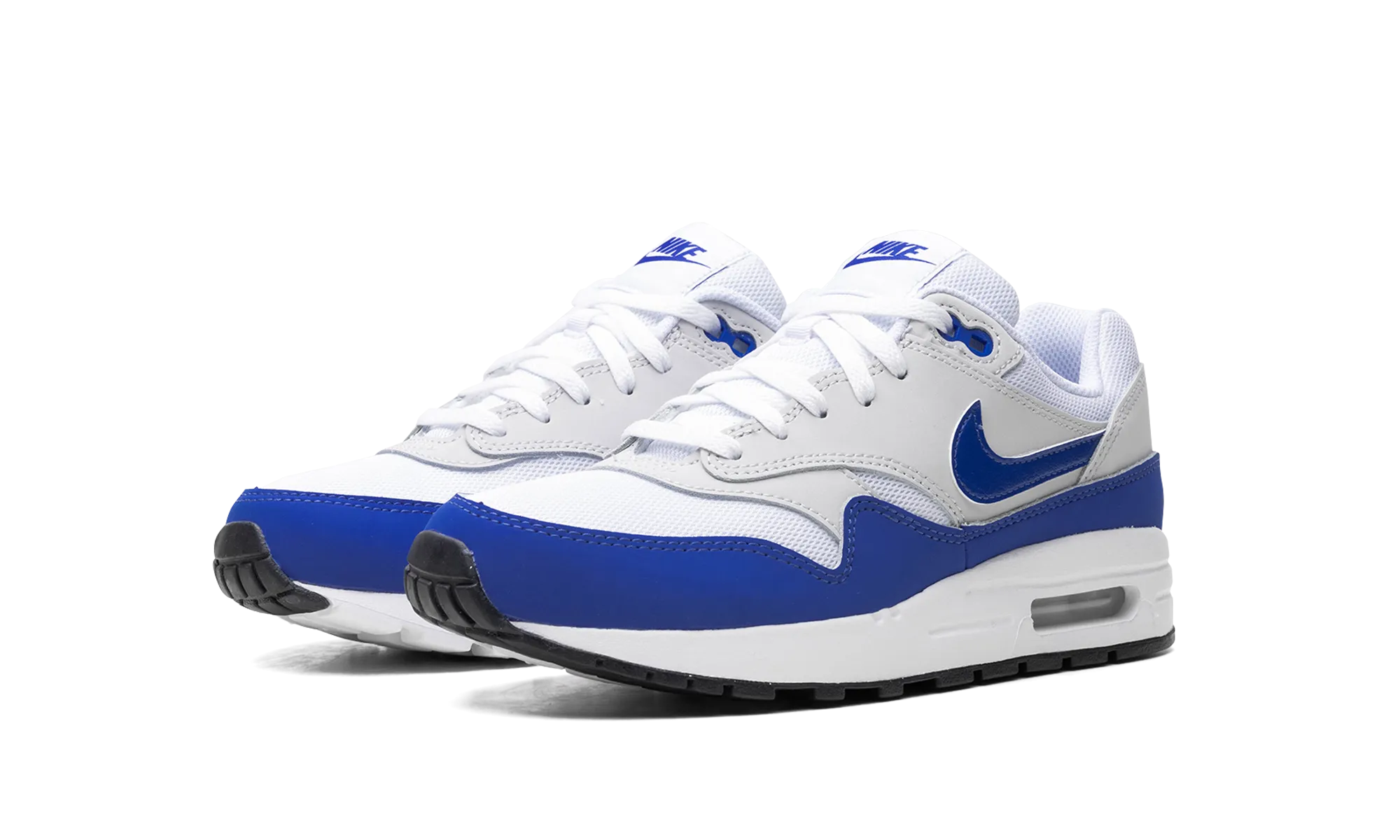 running with a carbon fiber plate Air Max 1 GS "Royal Blue"