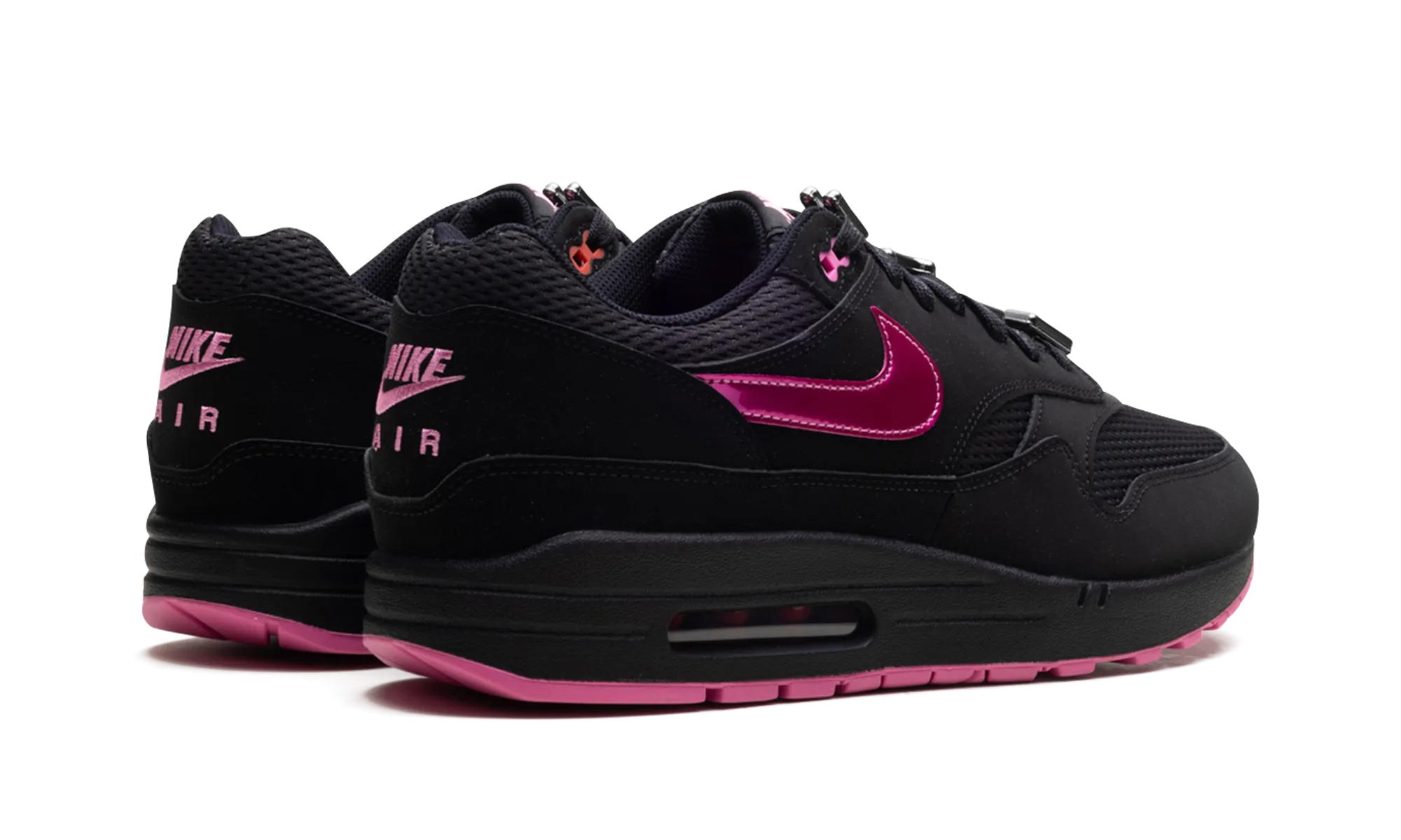 Air Max 1 "Valentine's Day - Black" Waterproof Shoes running with a narrow toe box