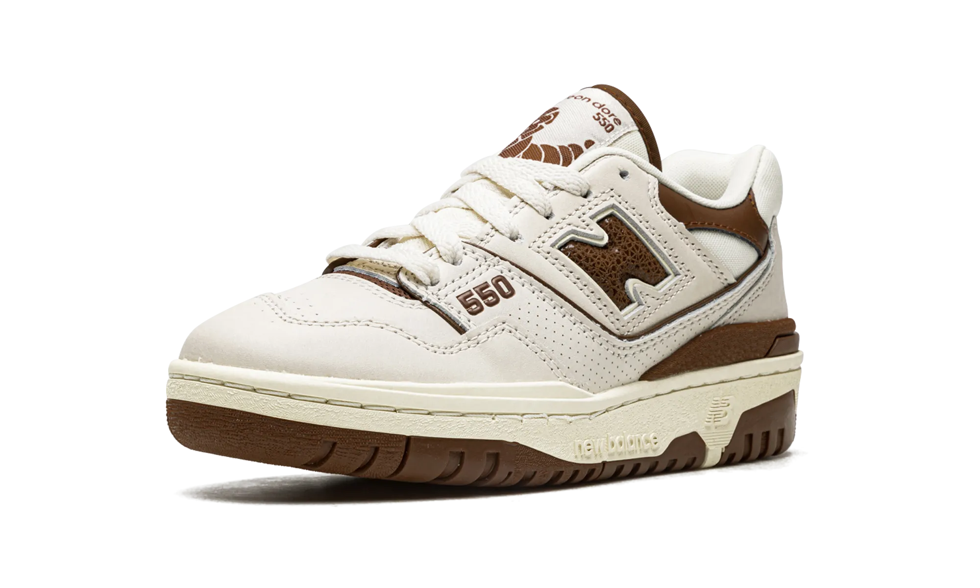 exploration running shoes for competitive male runners 550 "Aim?? Leon Dore - Brown"