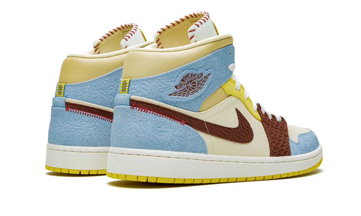Outdoor Walks Air Jordan 1 Mid SE "Maison Chateau Rouge Fearless"