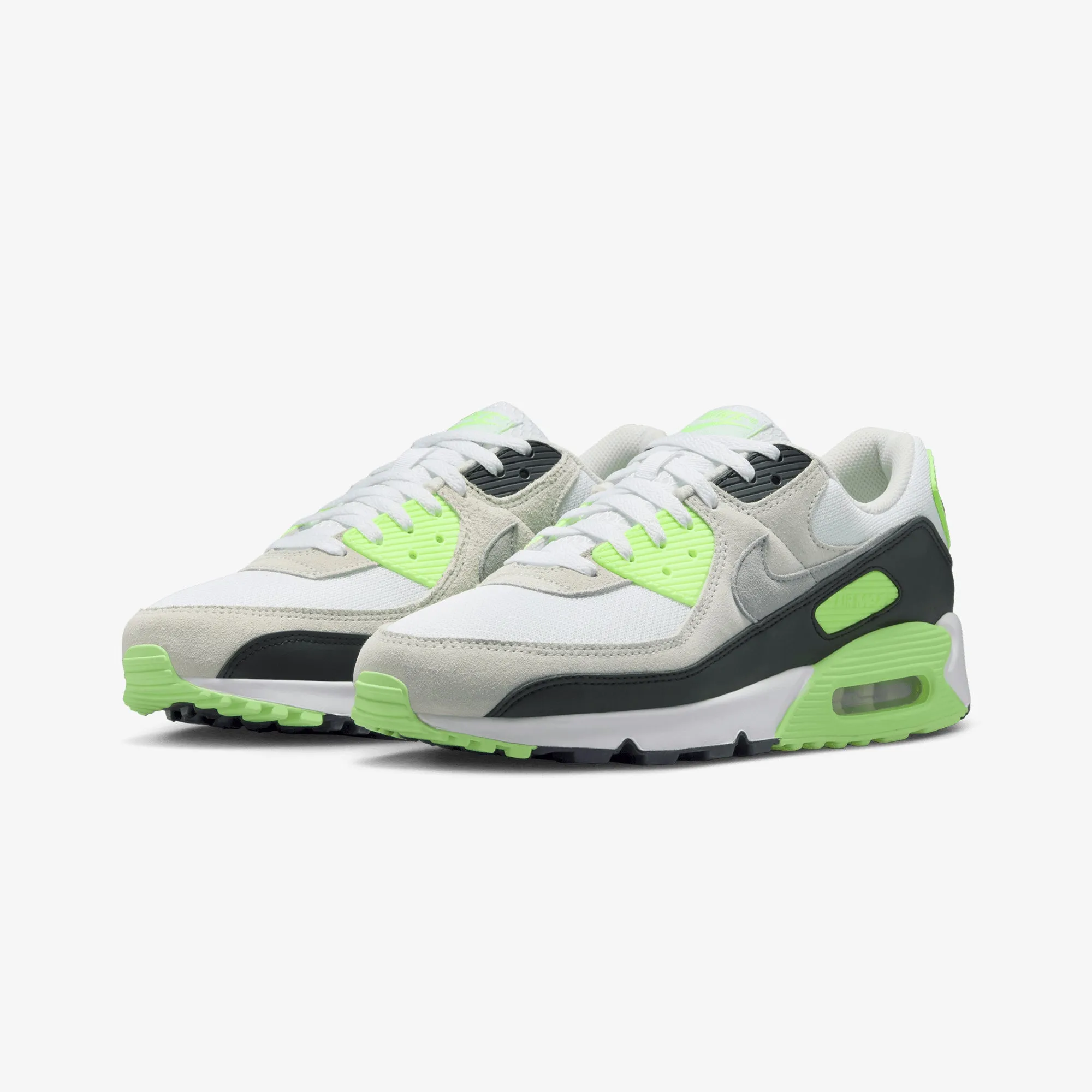 Nike | AIR MAX 90 { WHITE/CAVE STONE-LIGHT BONE Anti Static Material
