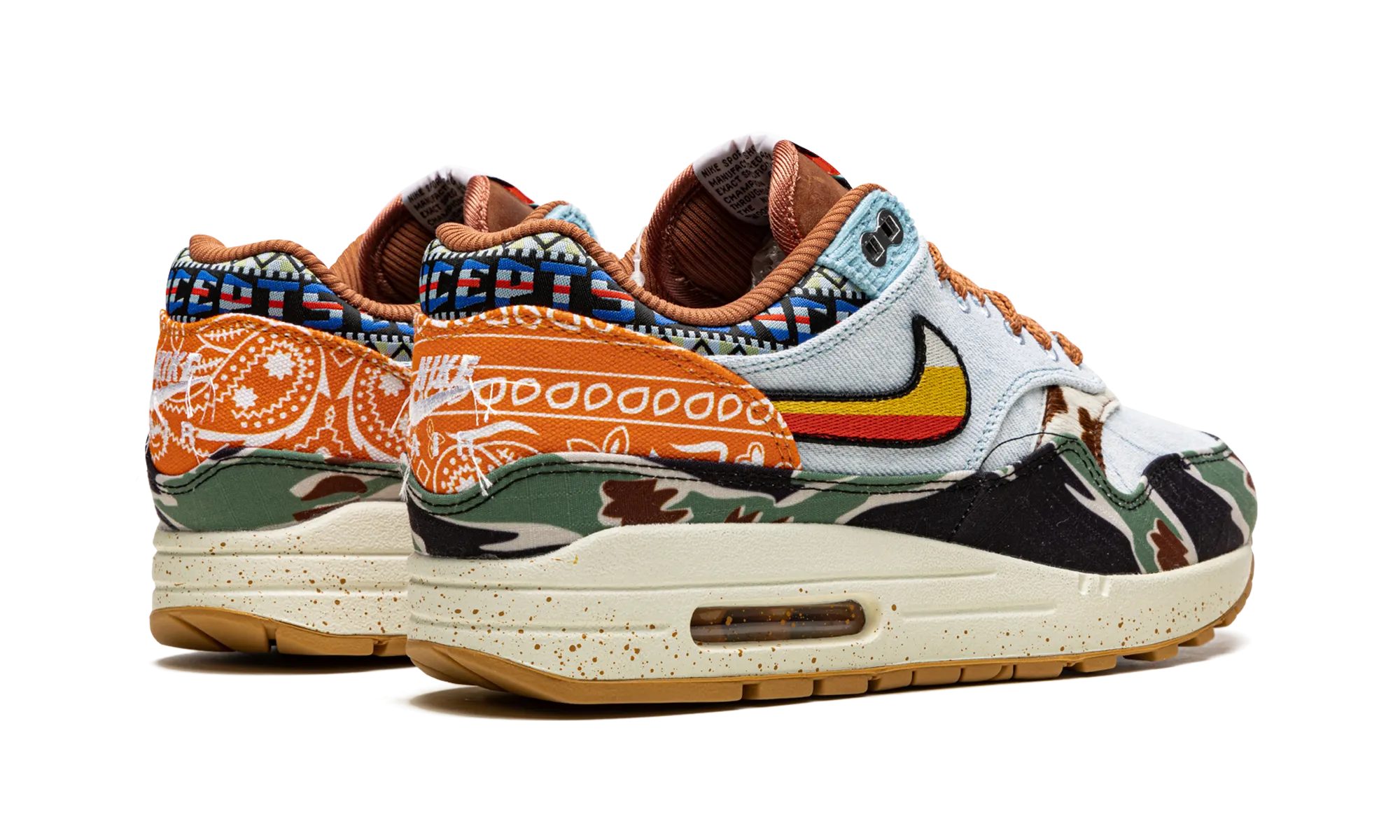 Air Max 1 "Concepts - Heavy" colorful running shoes