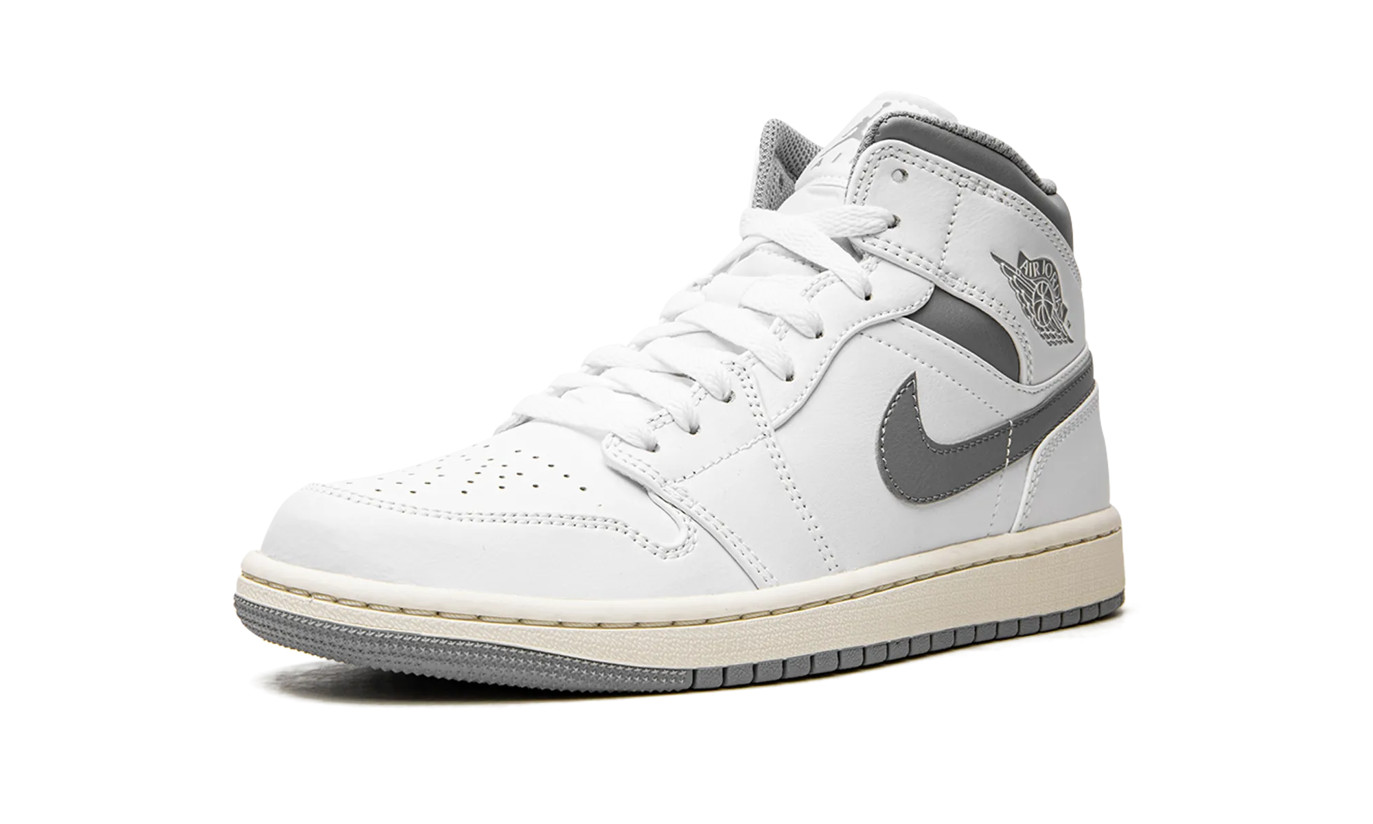 Easy Match Trail Performance Air Jordan 1 Mid "White / Stealth Grey"