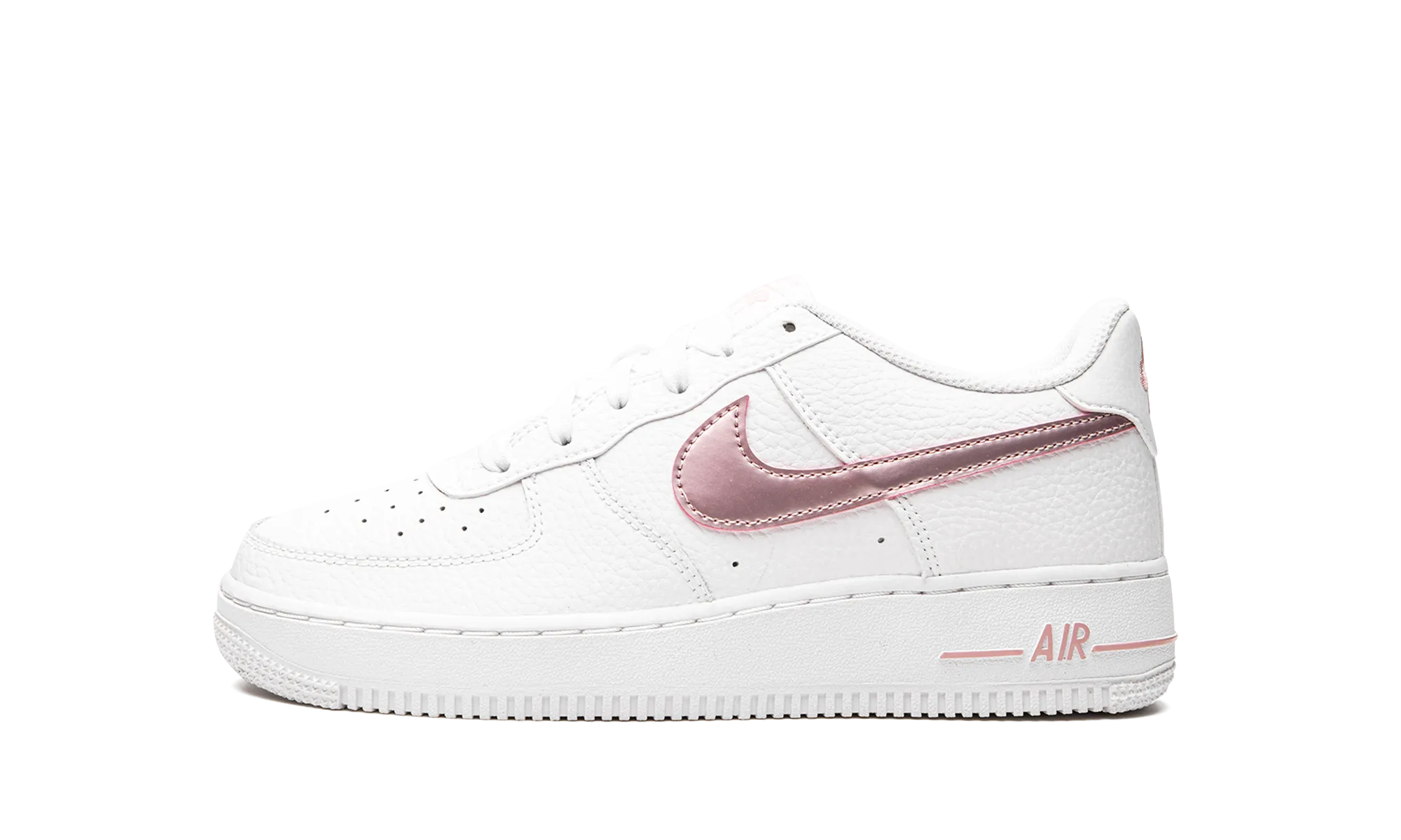 Slide Friendly city night Air Force 1 GS "White/Pink Glaze"