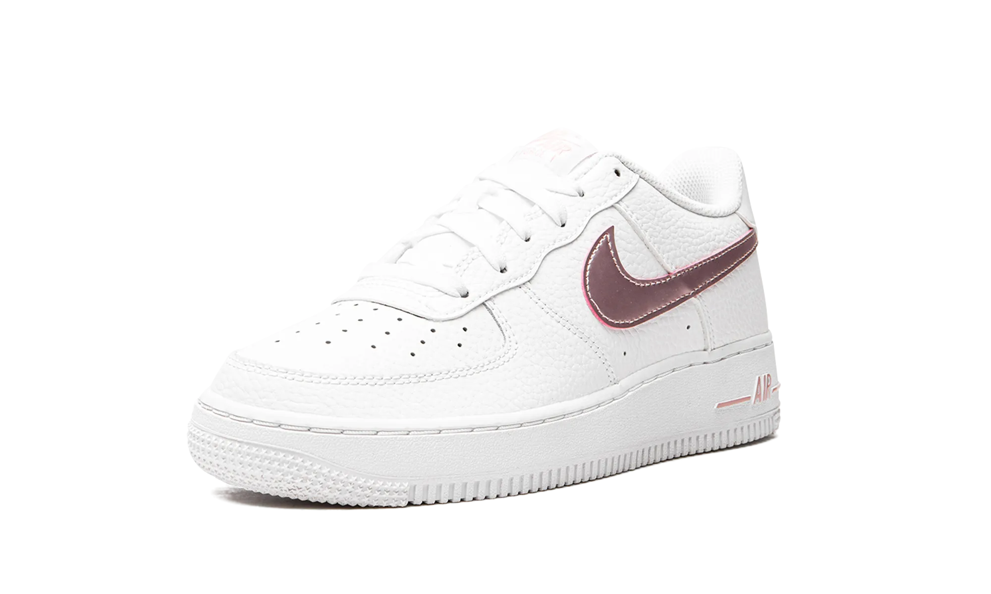 Flexible Uppers Air Force 1 GS "White/Pink Glaze"