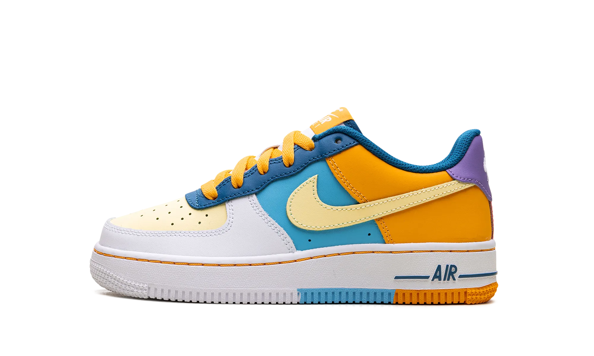Grade School Nike AIR FORCE 1 LOW "WHAT THE AF1" Adaptive Sole Concrete Friendly