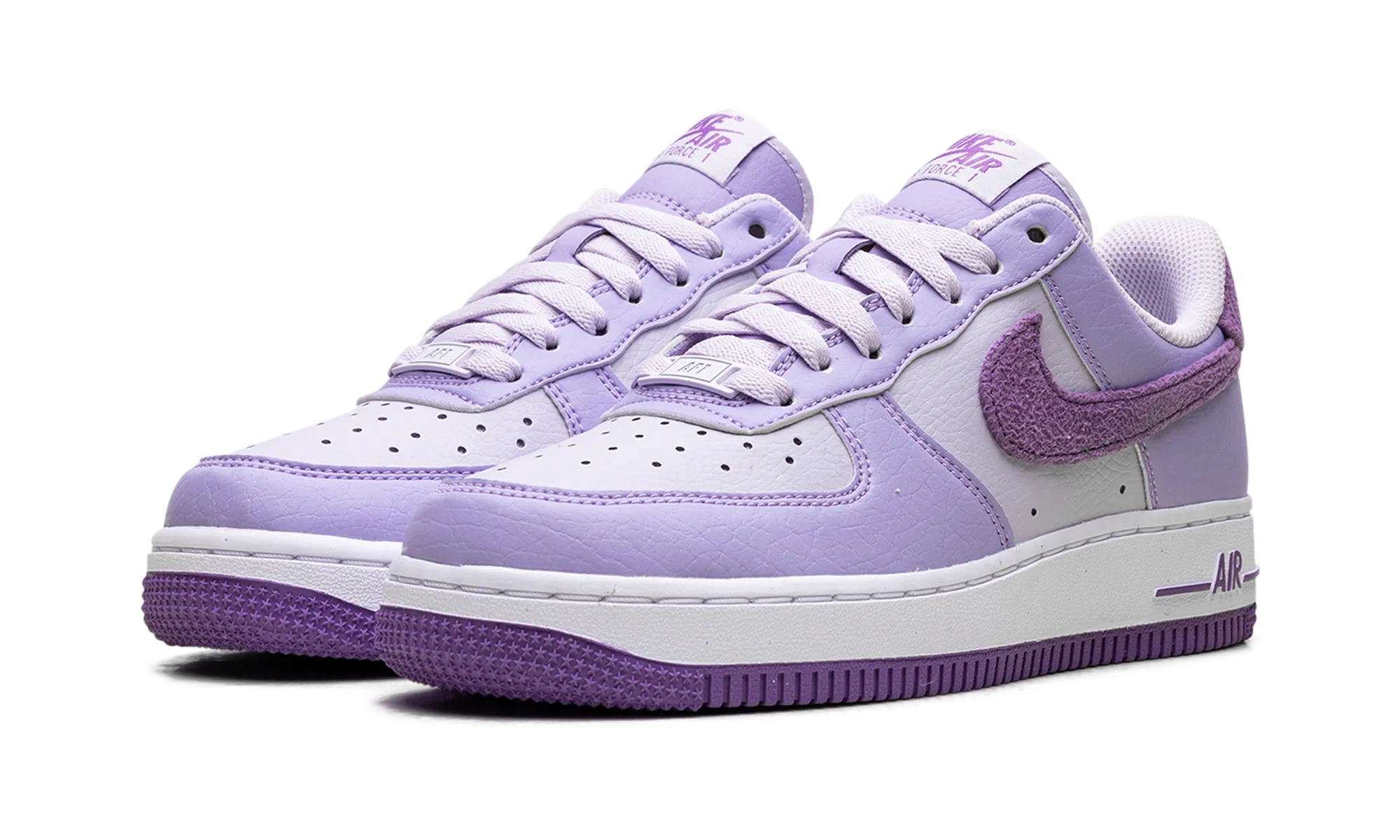 Air Force 1 Low '07 Next Nature WMNS "Hydrangeas" Comfortable Heel Foot alignment
