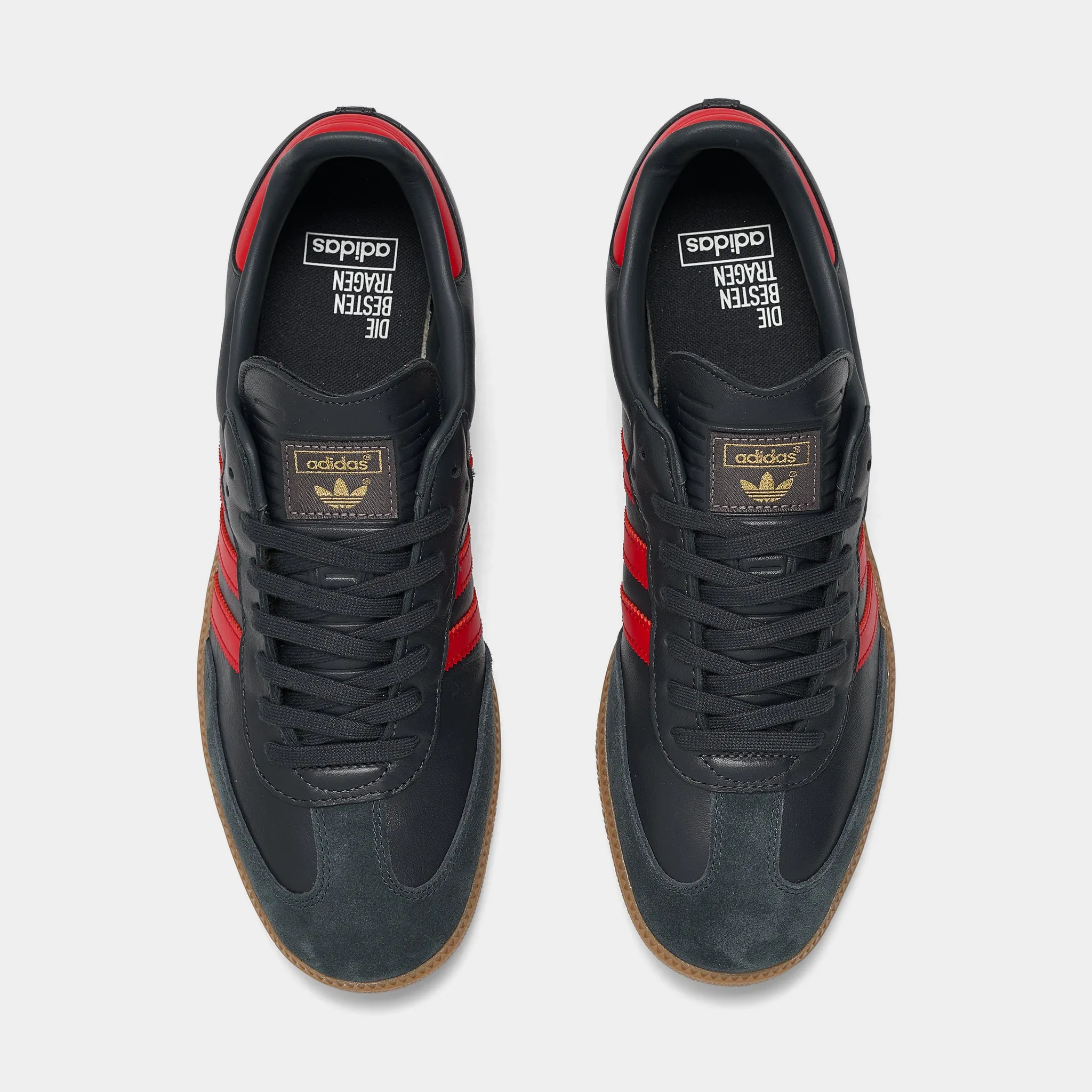 adidas Samba OG Carbon / Better Scarlet - Gum Modern Street Short Walks